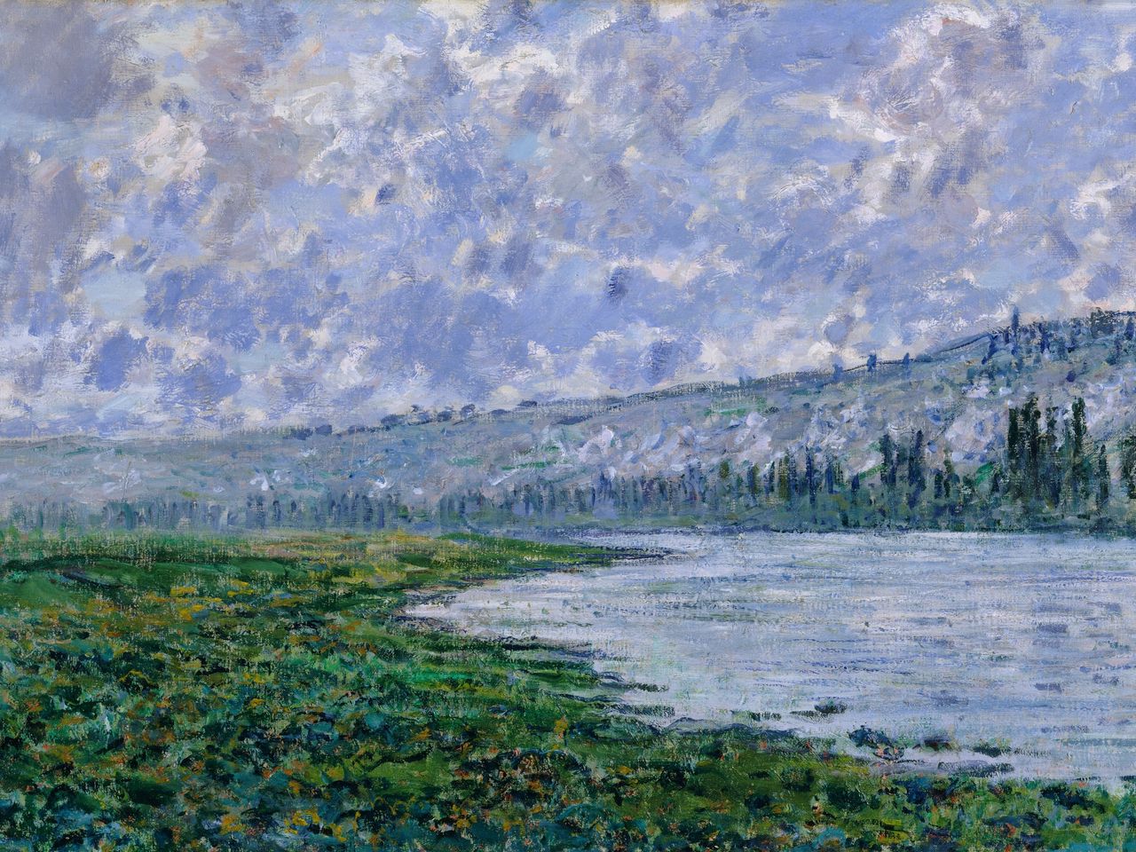 Fiume Senna a Vétheuil, Monet, 1280x960 720p, Laptop
