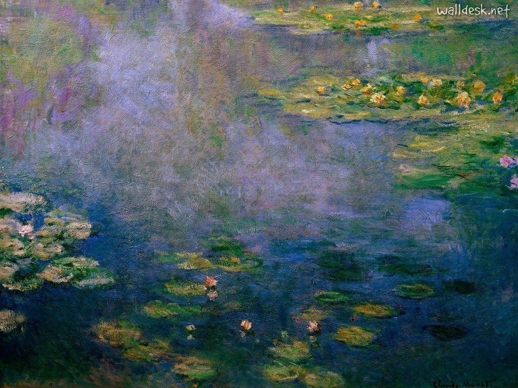 Ninfee stagno stile Monet, 1024x768 HD, Desktop
