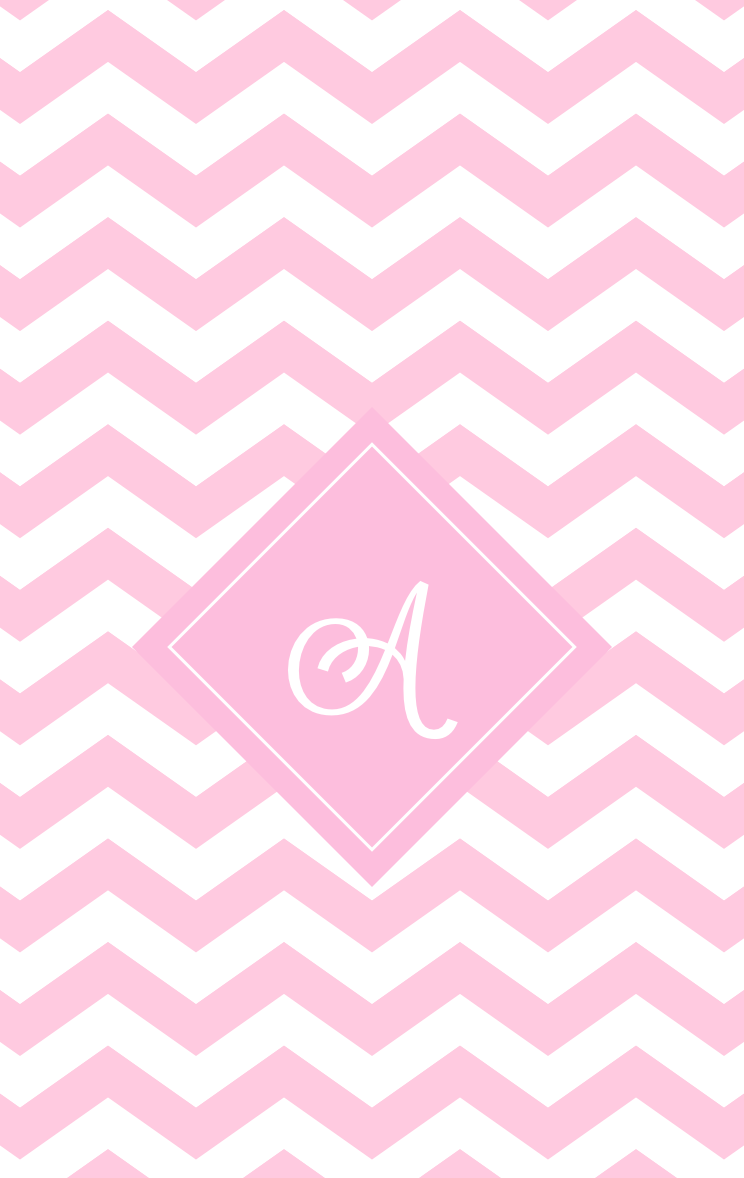 Monogramma lettera A rosa, 744x1178 Full HD Verticale, Samsung Galaxy