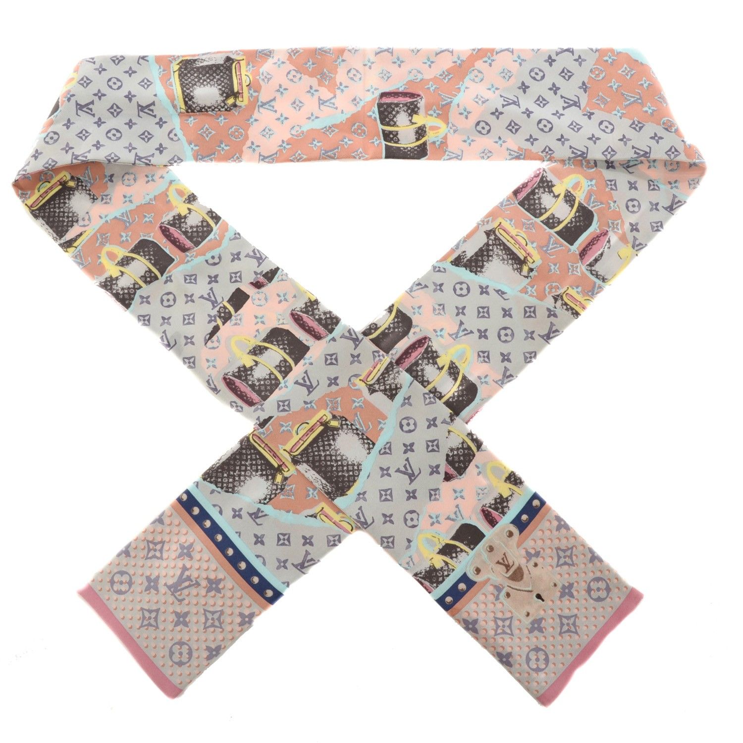 Foulard Louis Vuitton monogramma pastello, francese, 1500x1500 720p, Laptop