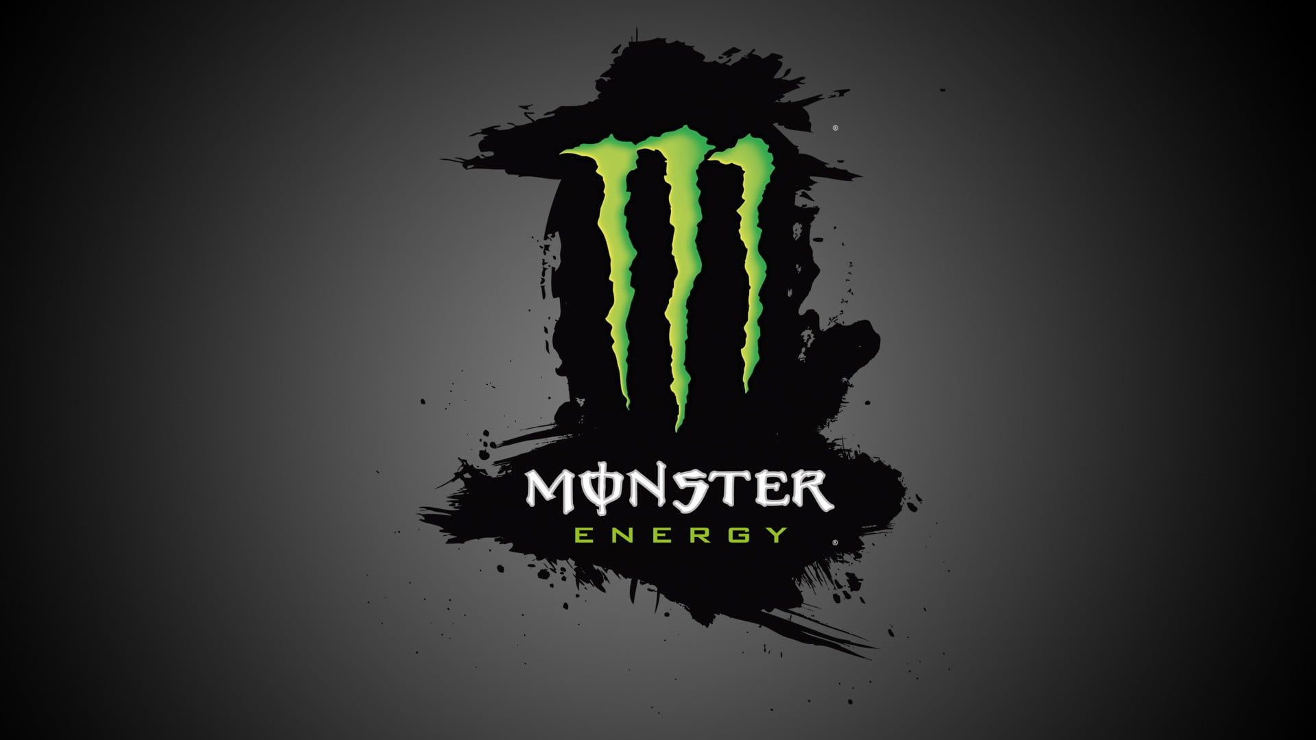Logo Monster Energy verde nero, 1920x1080 Full HD, Desktop