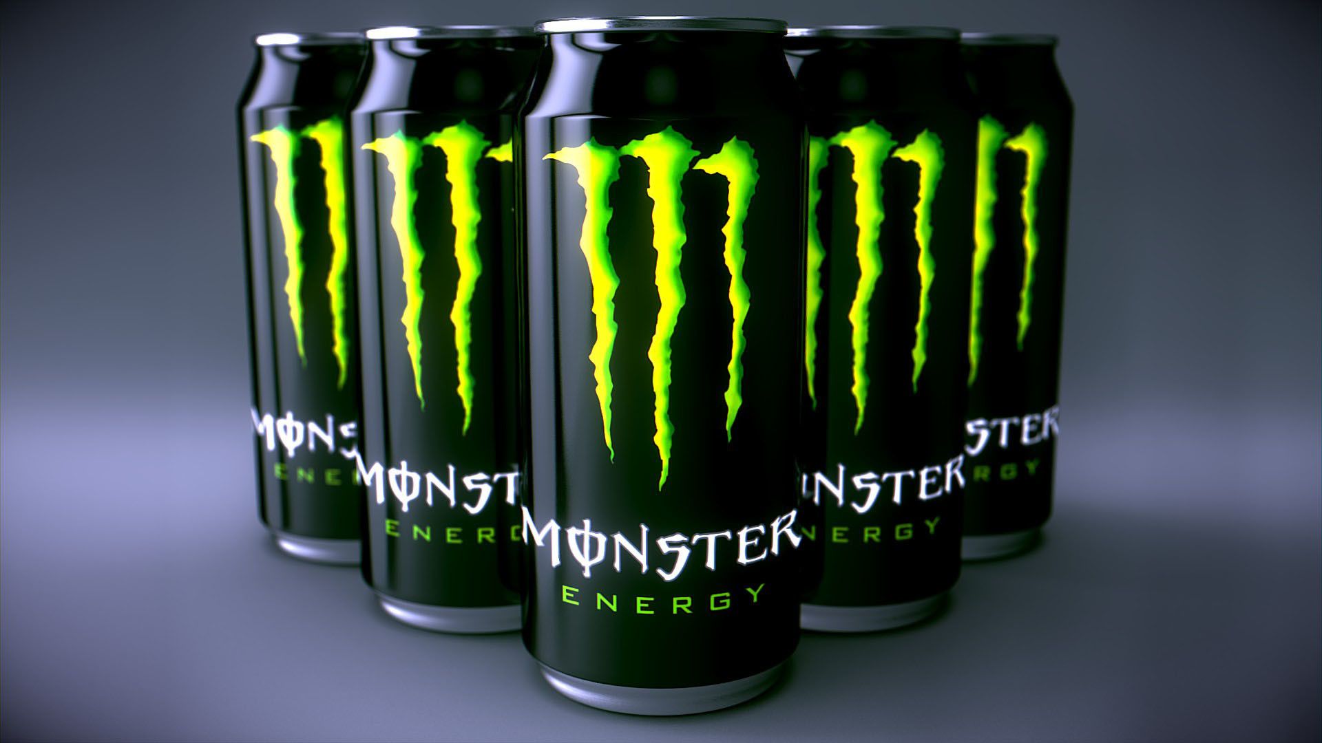 Lattine Monster Energy verdi, 1920x1080 Full HD, Desktop