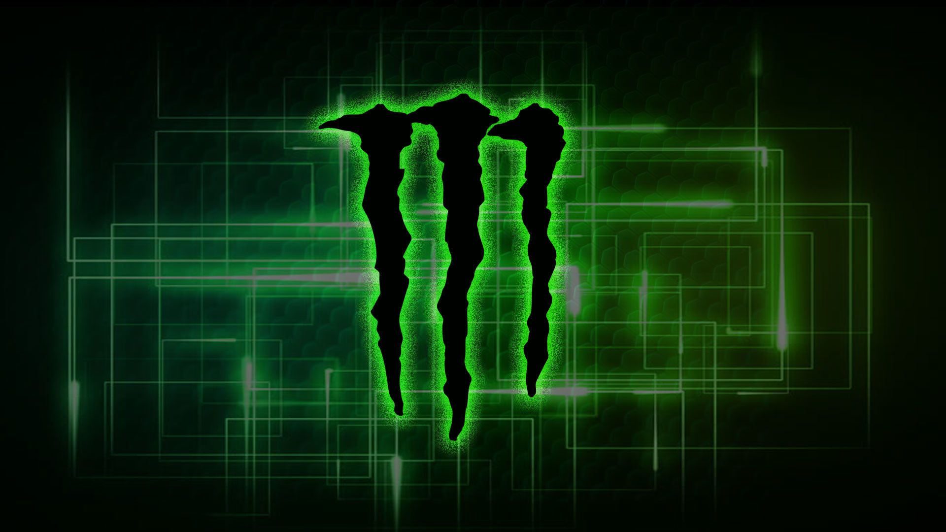 Logo Monster Energy verde, 1920x1080 1080p, Desktop