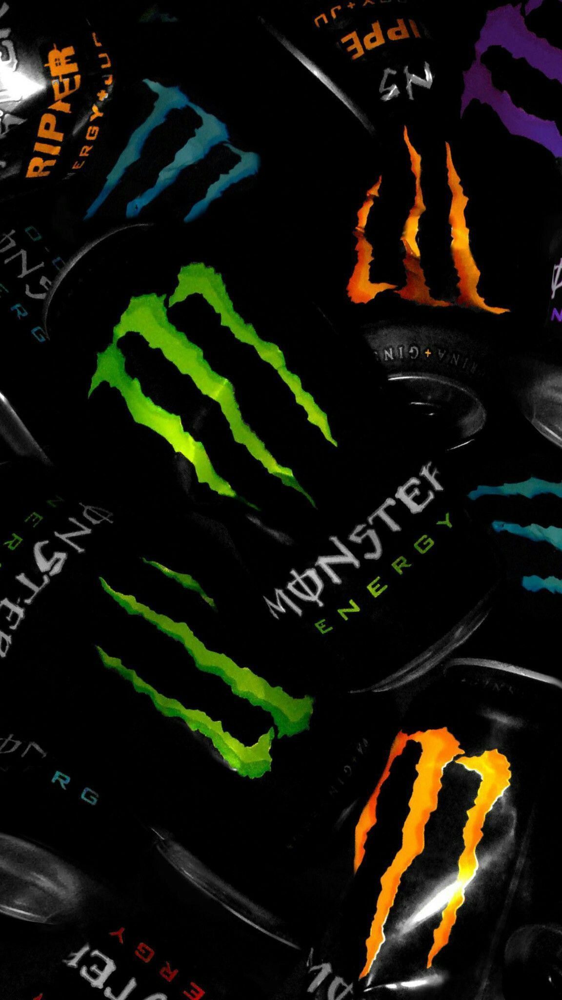 Lattine logo Monster Energy, 1152x2048 Full HD Verticale, iPhone Pro