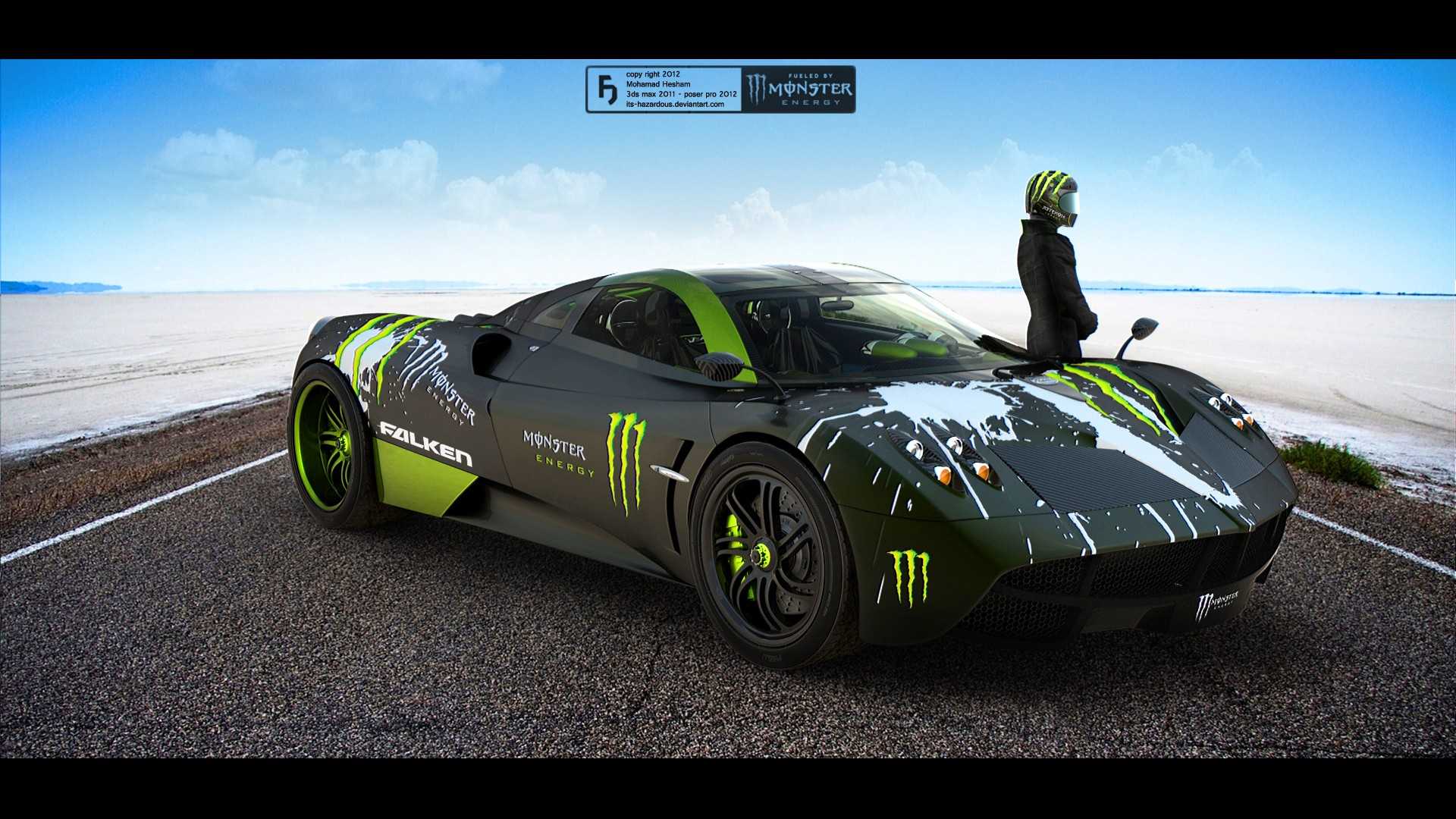 Auto sportiva Monster Energy, 1920x1080 1080p, PC