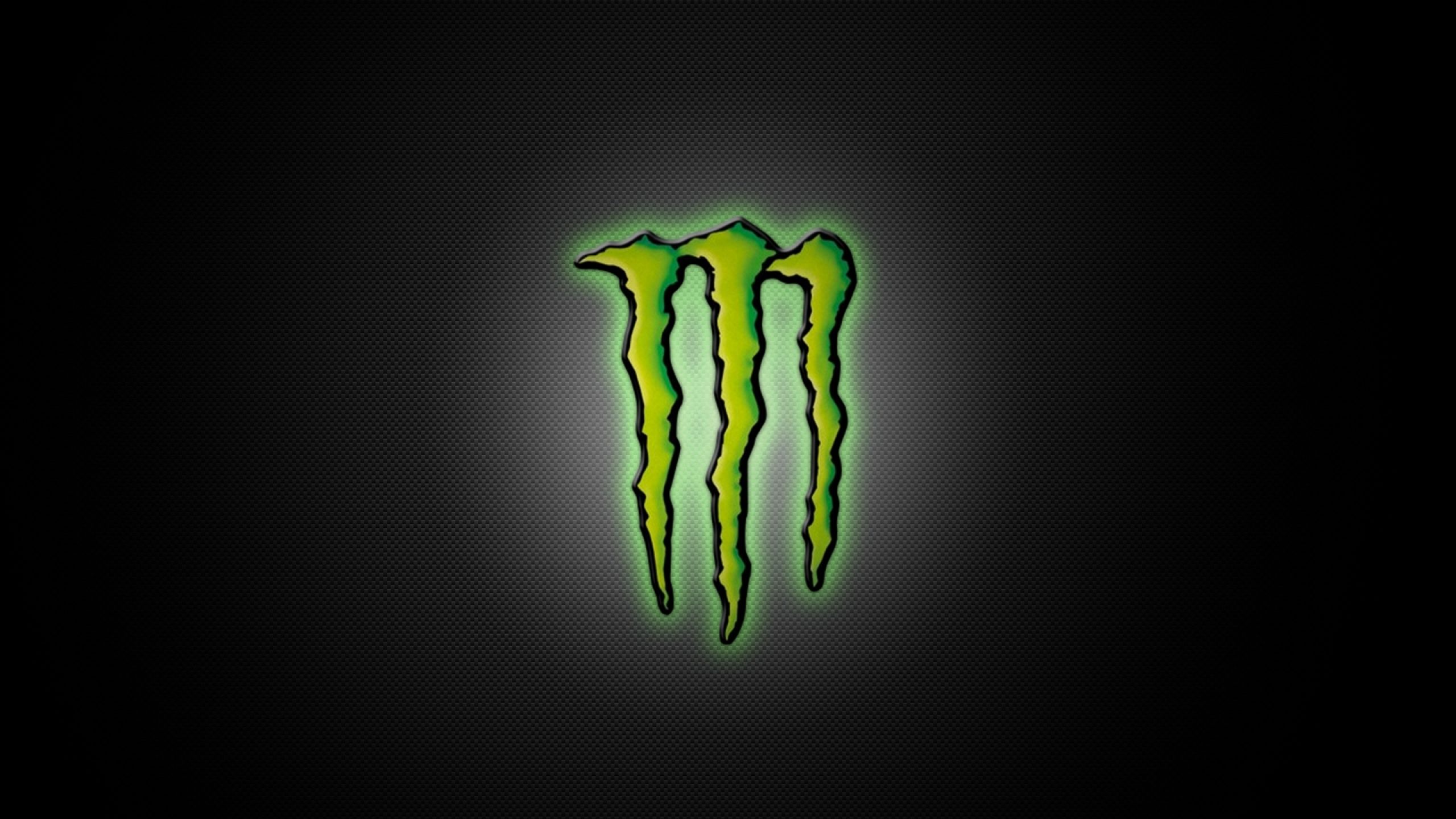 Logo Monster Energy verde, 2560x1440 QHD, Monitor Gaming