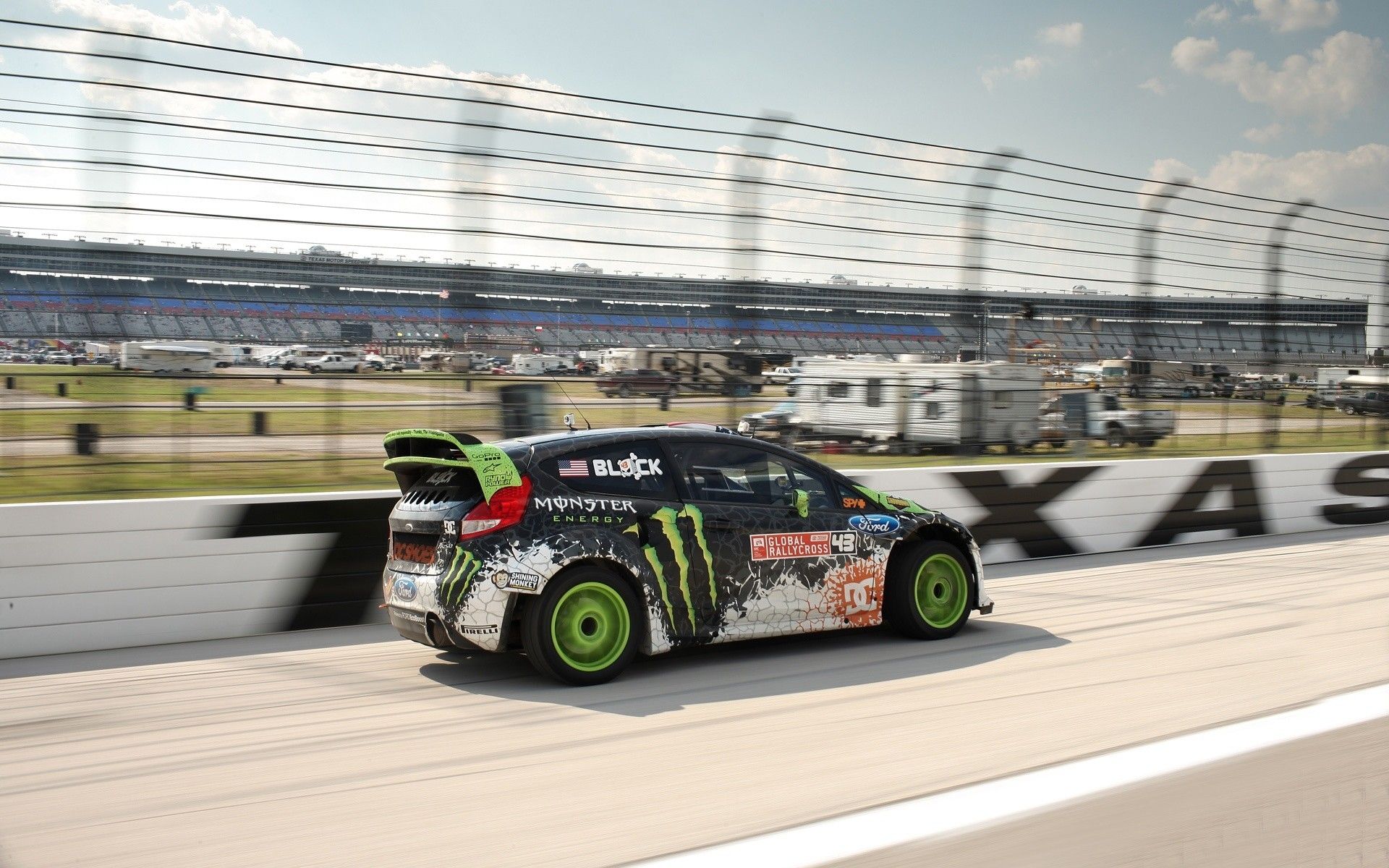 Ford Fiesta Monster Energy pista, 1920x1200 Full HD+ WUXGA, Desktop