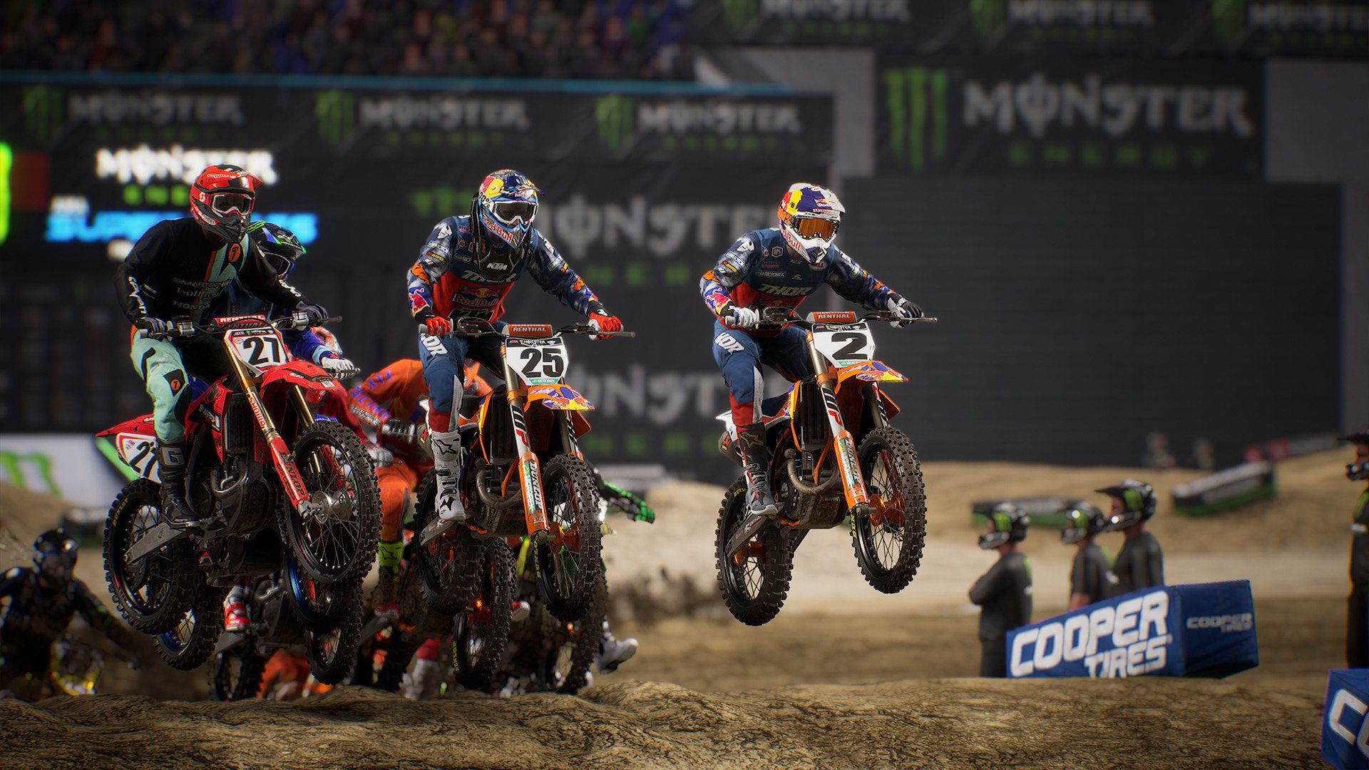 Motocross Supercross gara notturna, 1920x1080 Full HD, Laptop
