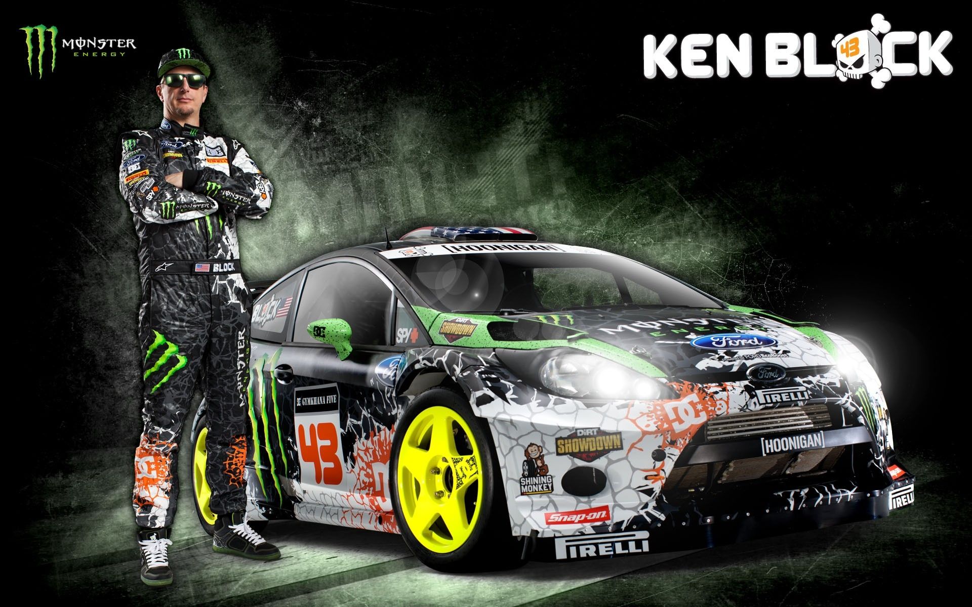 Ken Block Monster Energy rally, 1920x1200 Full HD+ WUXGA, Desktop