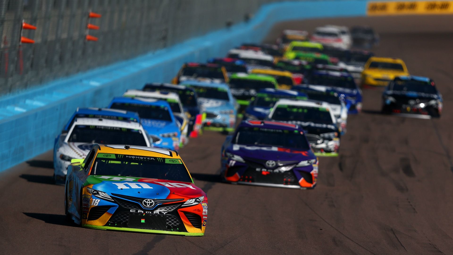 Auto da corsa NASCAR in pista, 1920x1080 Full HD, PC