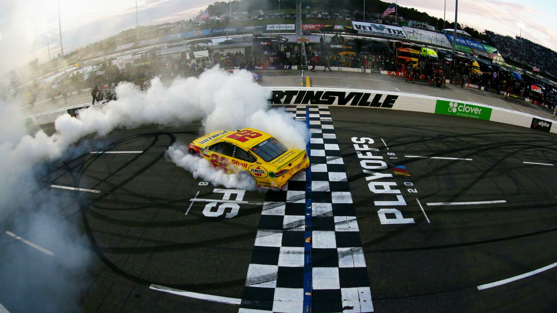 Auto NASCAR burnout pista, 1920x1080 Full HD, Desktop