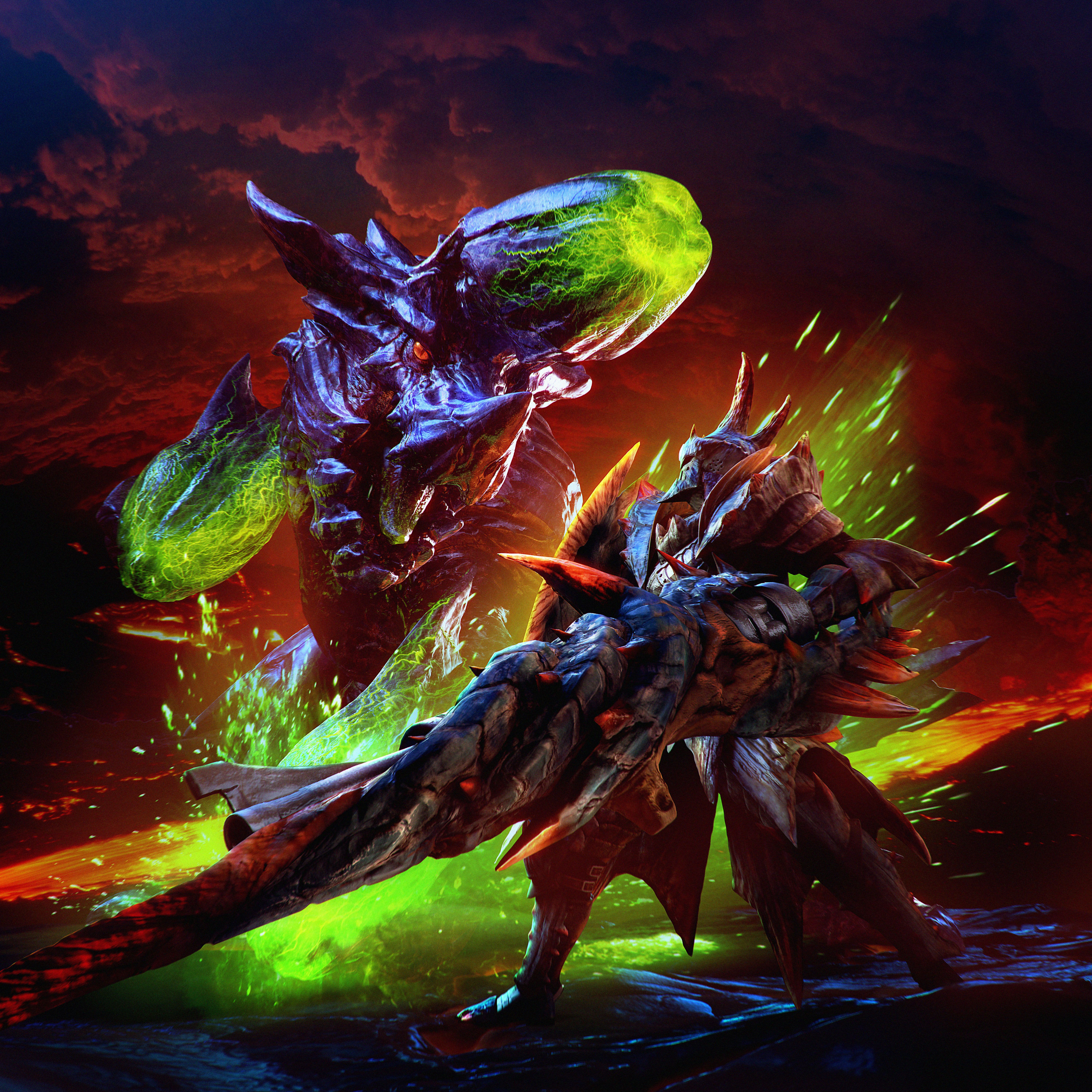 Brachydios Monster Hunter battaglia, 6000x6000 4K, Desktop 4K