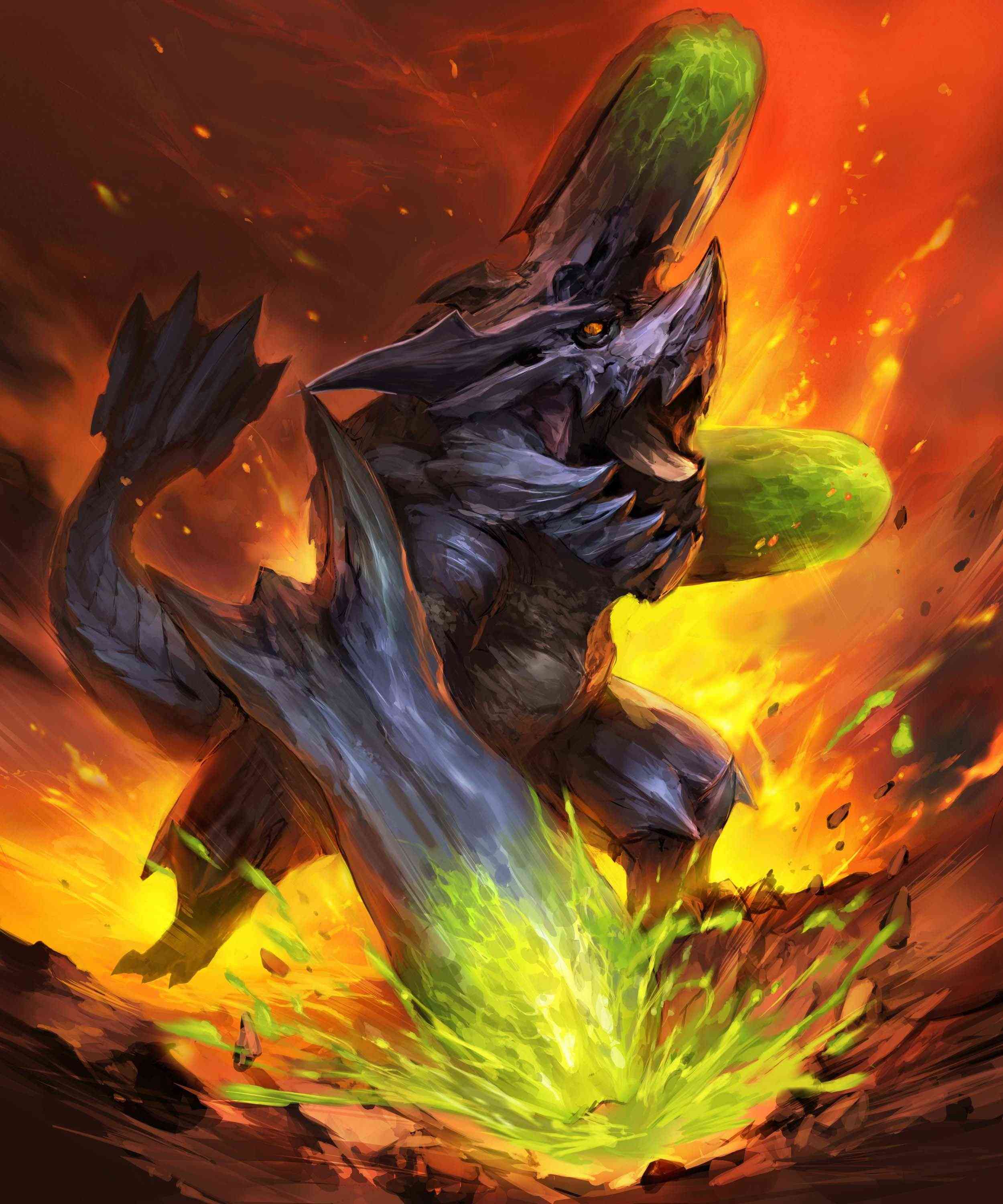Brachydios Monster Hunter creatura, 2500x3000 Verticale, Mobile