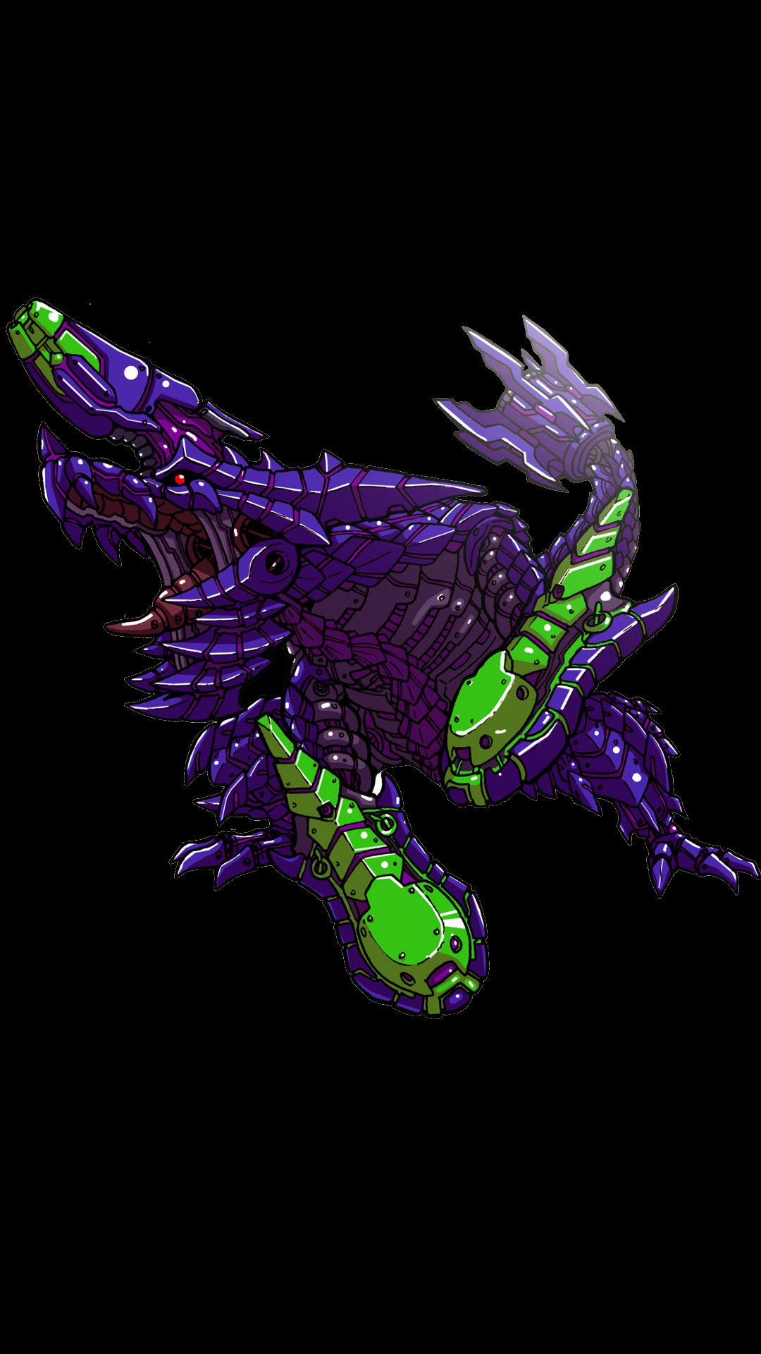 Brachydios viola e verde, 1080x1920 Verticale, Samsung Galaxy