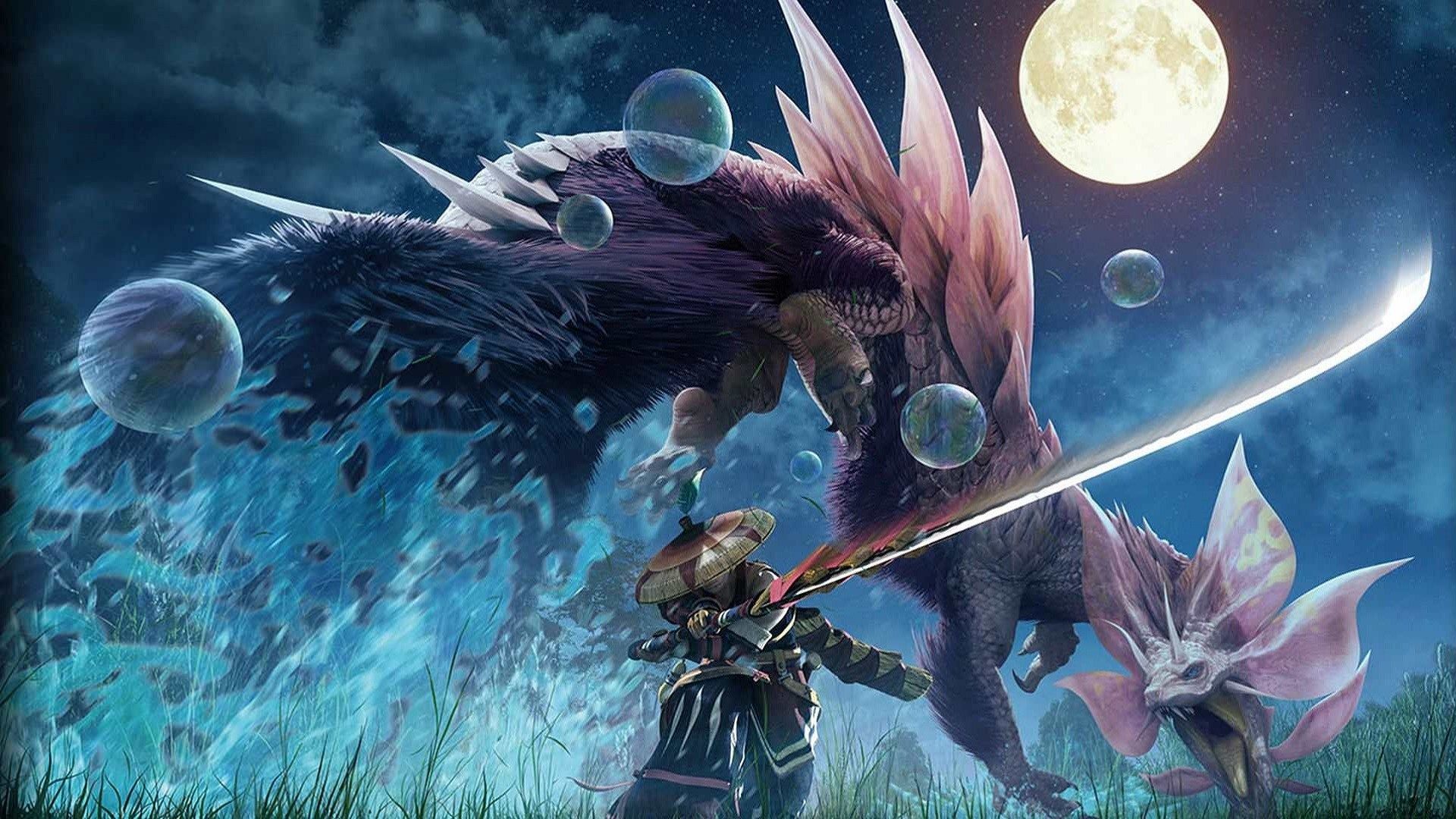 Cacciatore contro mostro Monster Hunter, 1920x1080 Full HD 1080p, Monitor Gaming