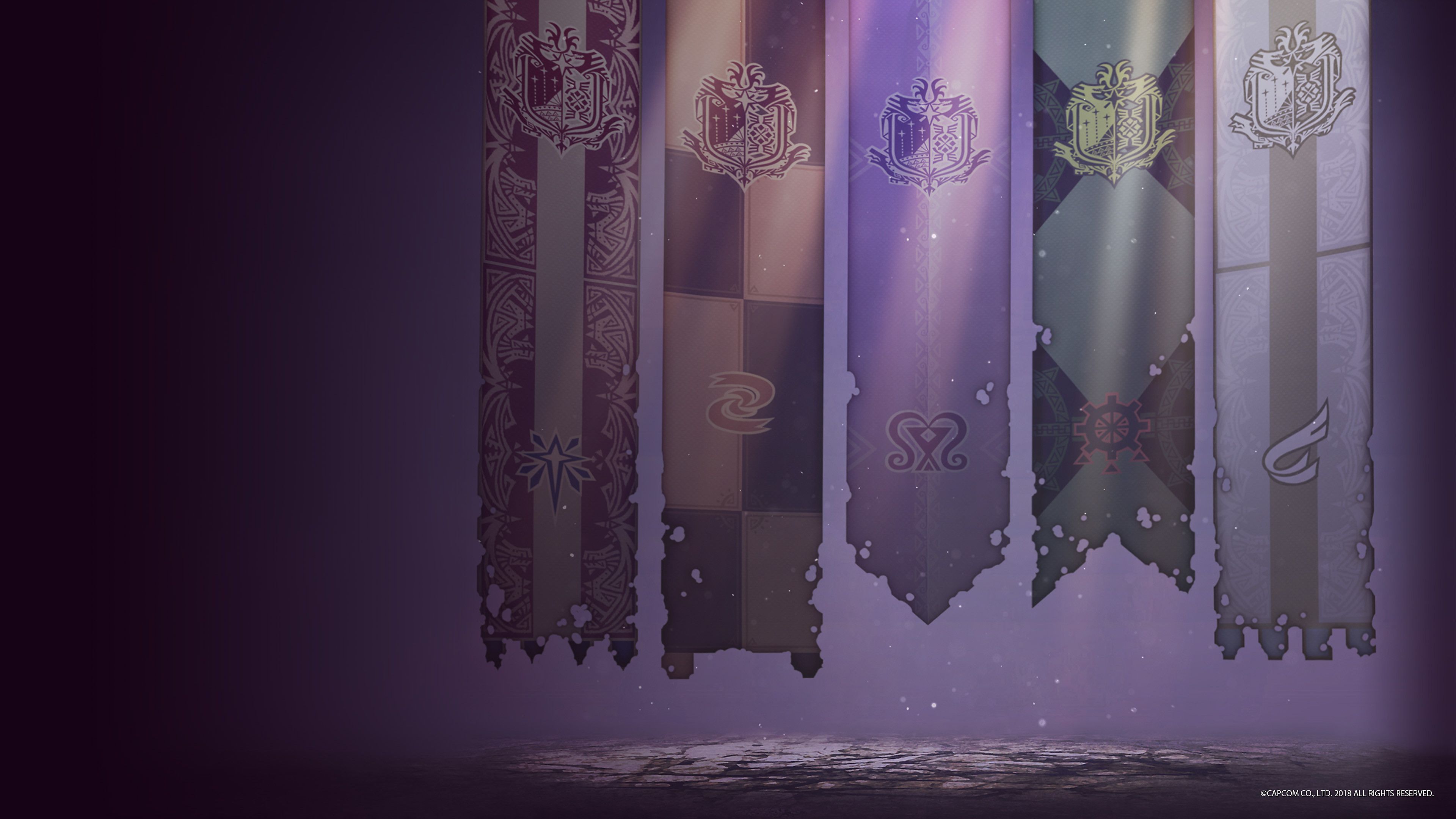 Stendardi Monster Hunter viola, 3840x2160 4K Ultra HD, Desktop