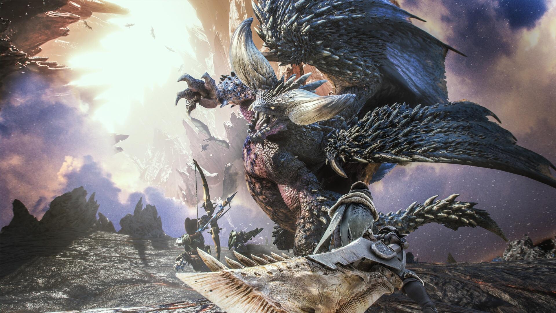 Monster Hunter World drago battaglia, 1920x1080 Full HD 1080p, Desktop