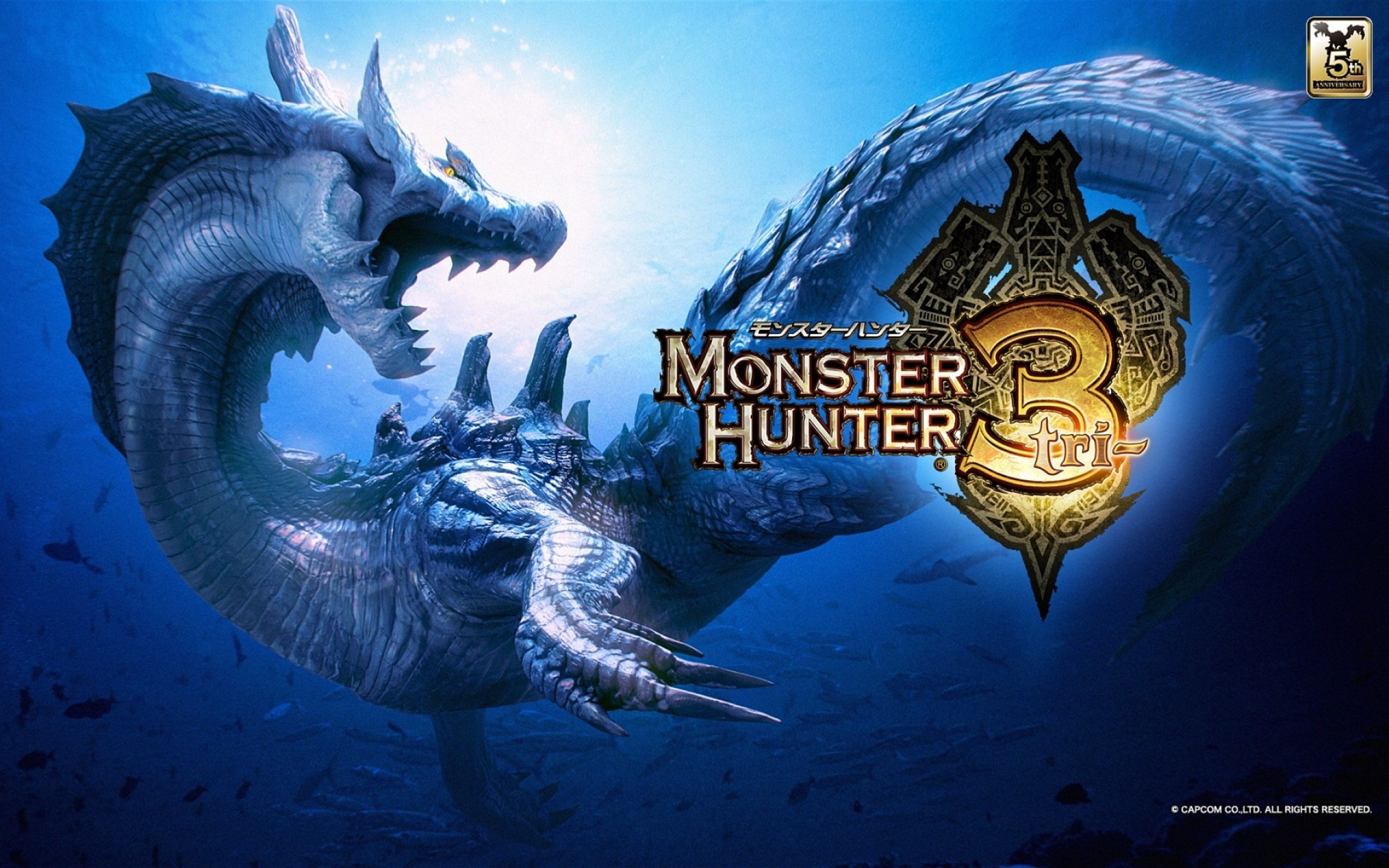 Monster Hunter Tri drago acquatico, 2560x1600 WQXGA, Monitor Gaming