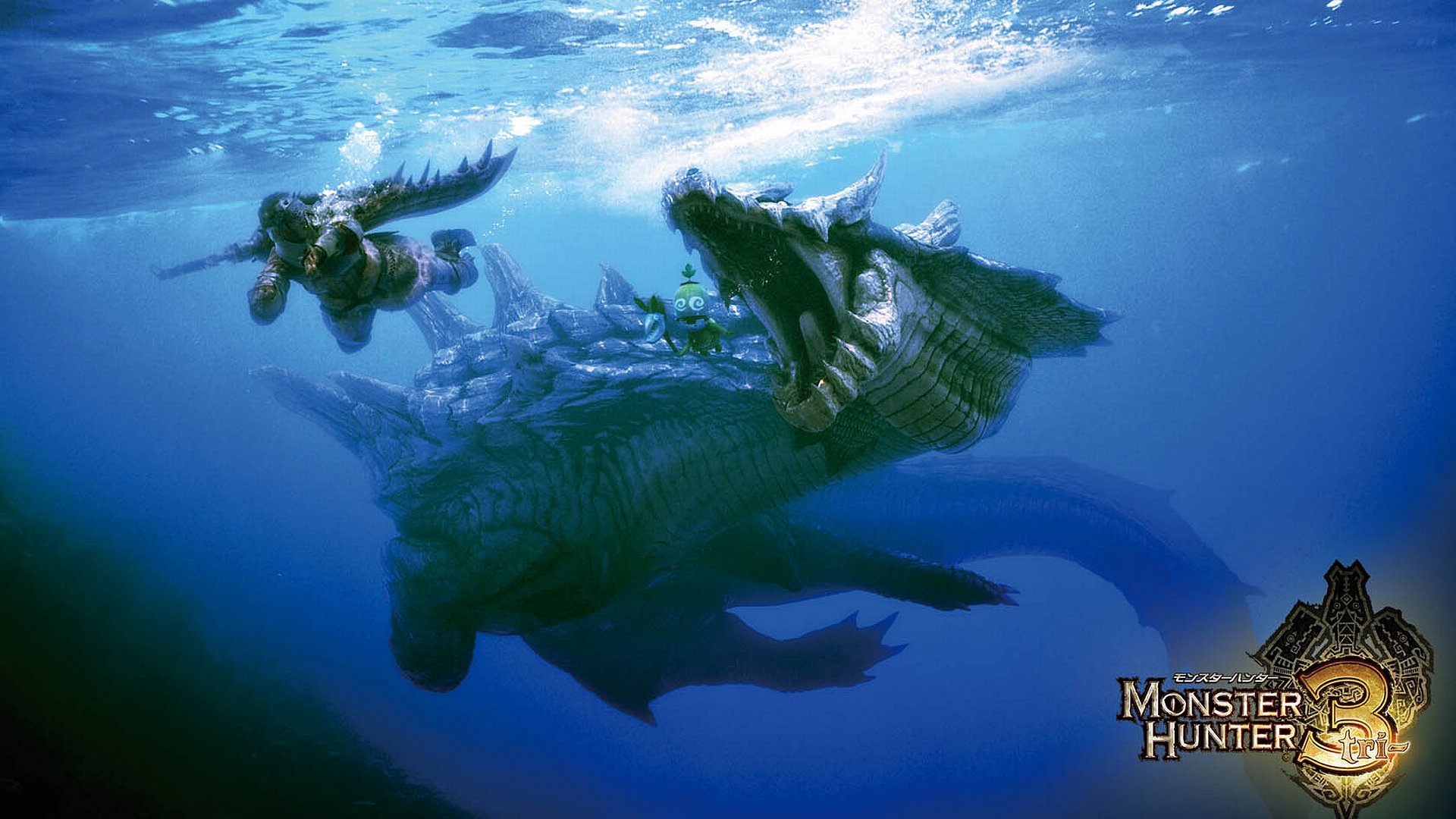 Monster Hunter 3 mostro acquatico, 1920x1080 1080p, PC Desktop