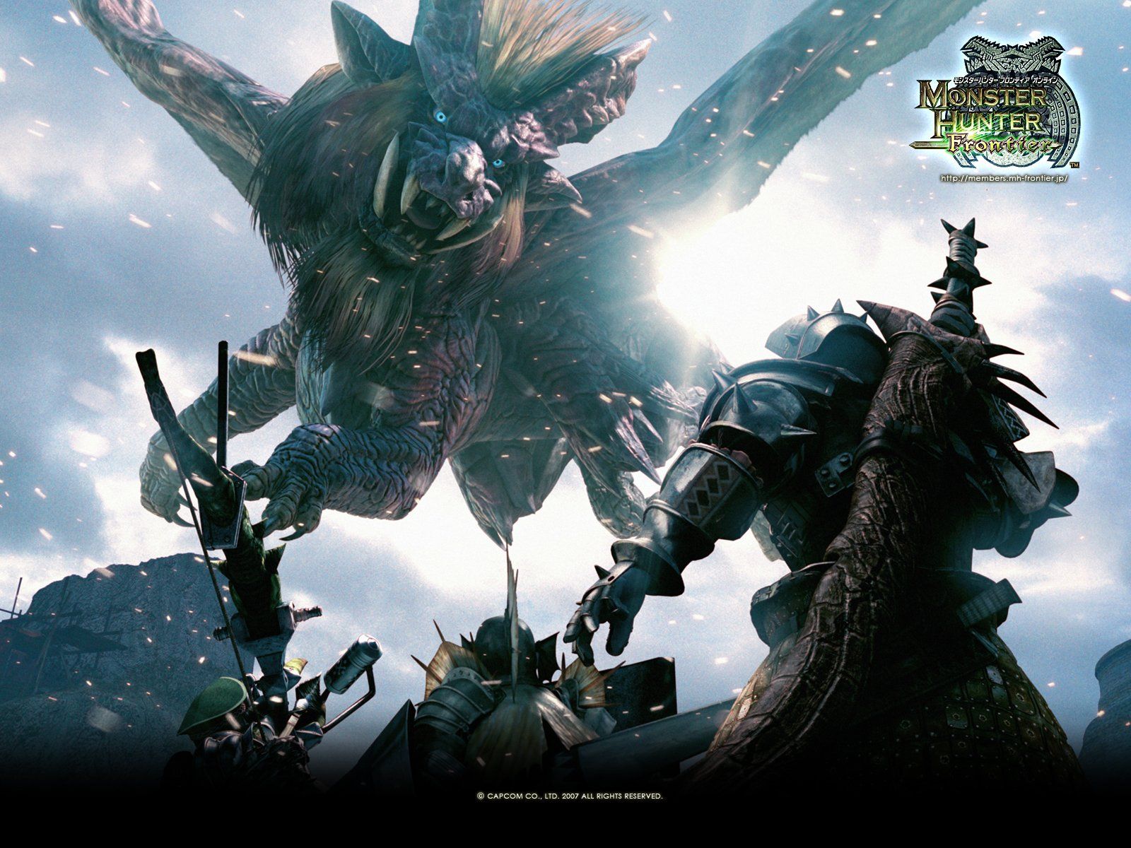 Monster Hunter cacciatore contro mostro, anime, 1600x1200 900p, Desktop