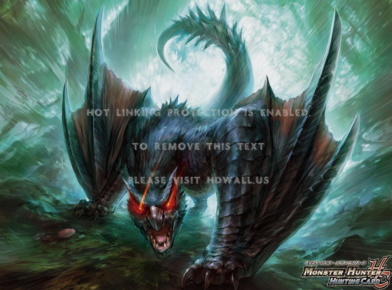 Drago nero Monster Hunter, 1598x1184 HD, PC Desktop