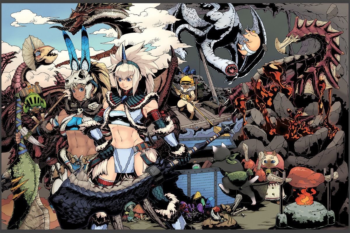 Monster Hunter personaggi e mostri, 1200x800 HD, Desktop