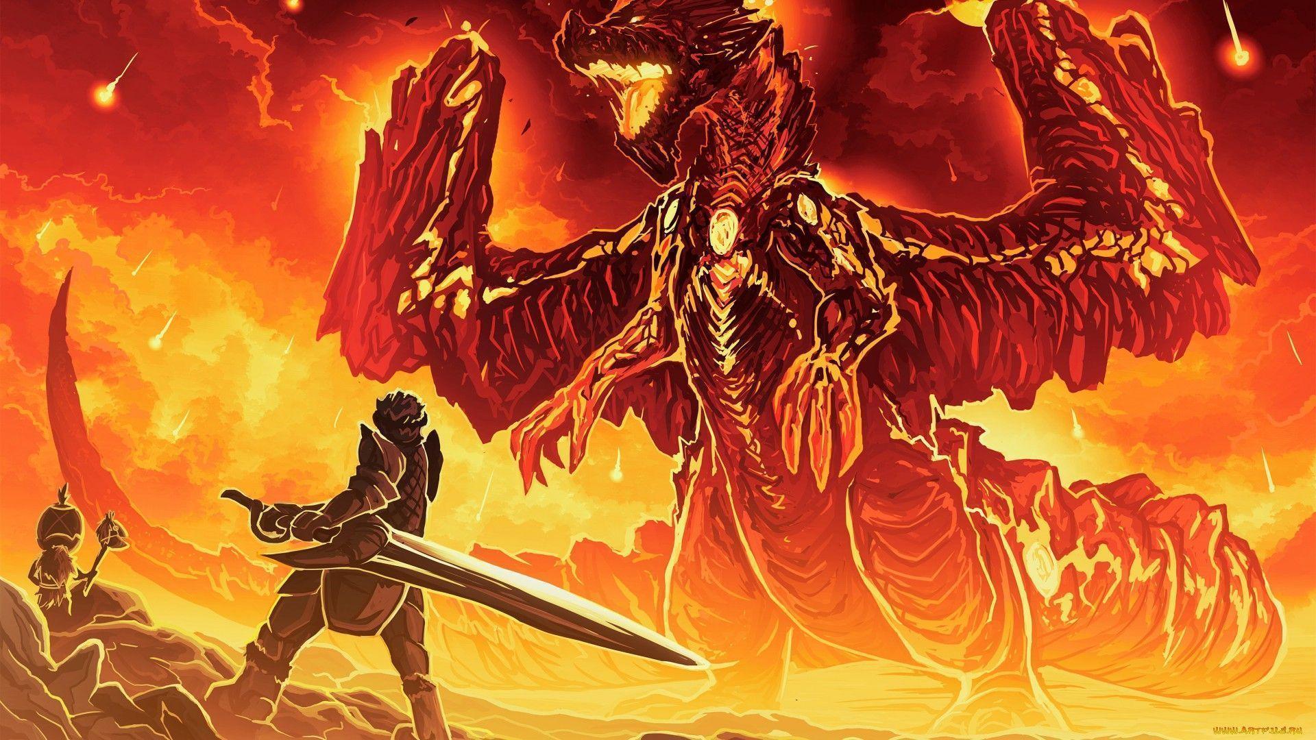 Mostro rosso Monster Hunter, 1920x1080 Full HD 1080p, Monitor Gaming