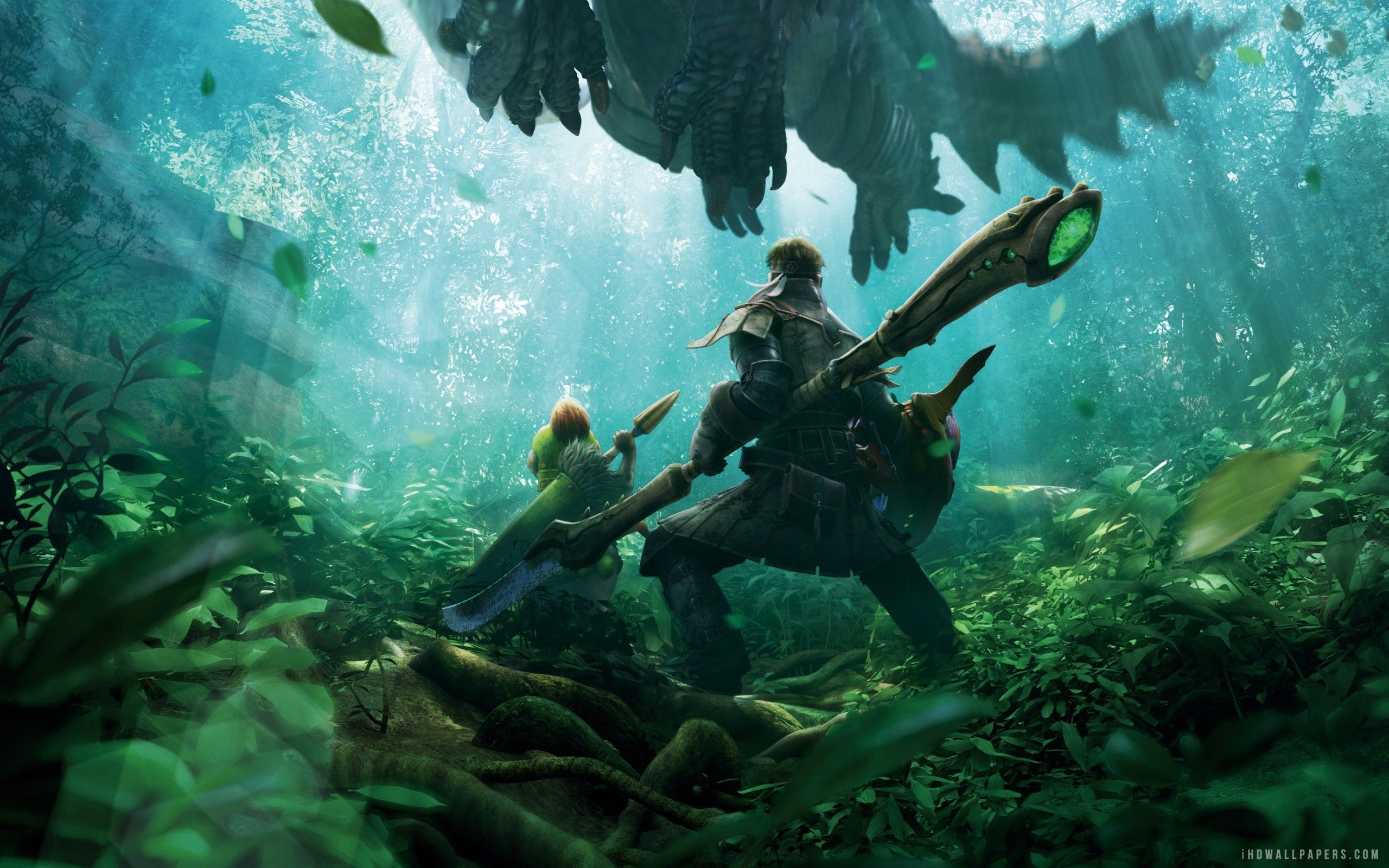 Cacciatori nella giungla Monster Hunter, 2560x1600 WQXGA, PC Desktop