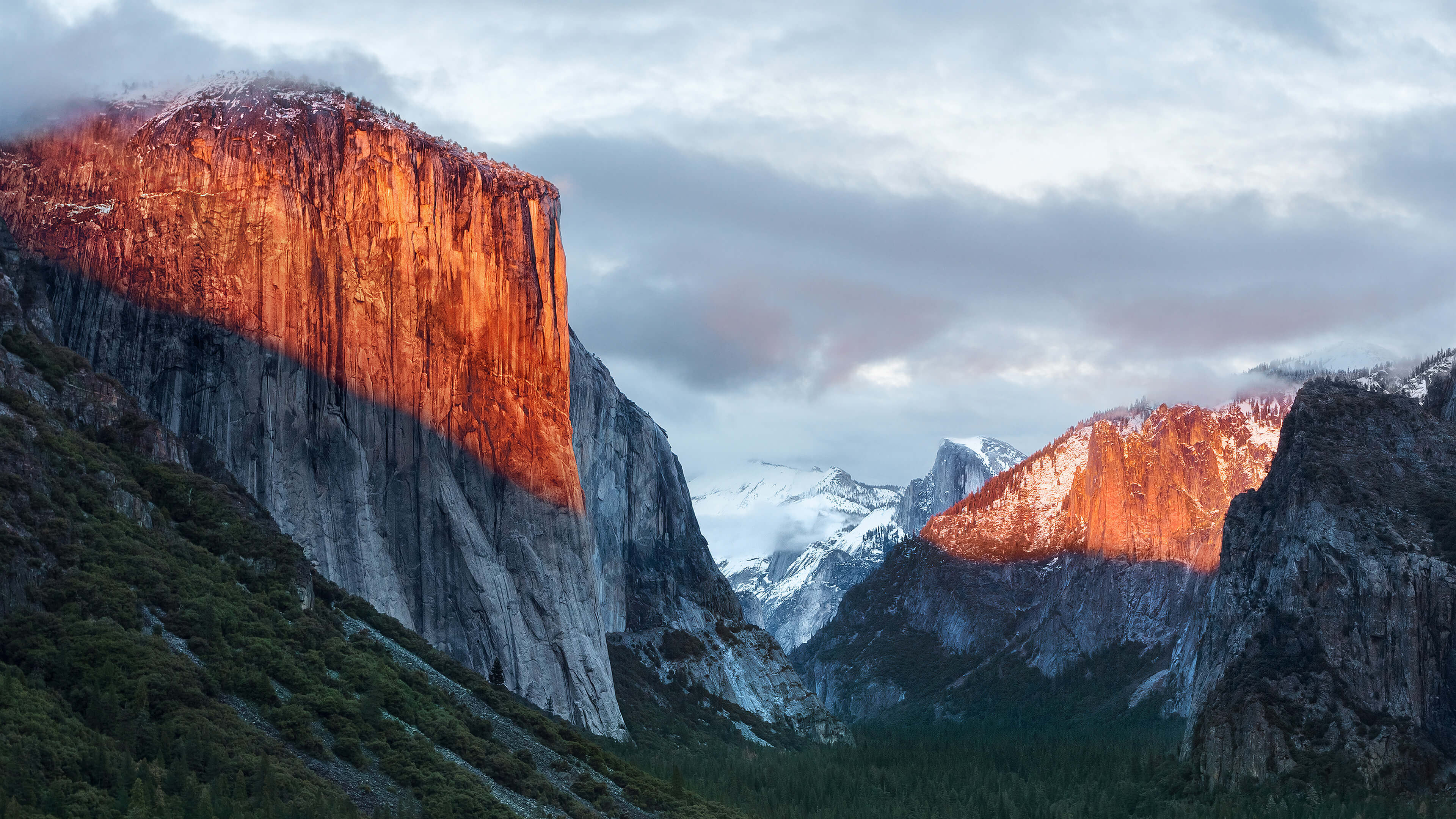 El Capitan Yosemite tramonto, 3840x2160 4K Ultra HD, Monitor 4K