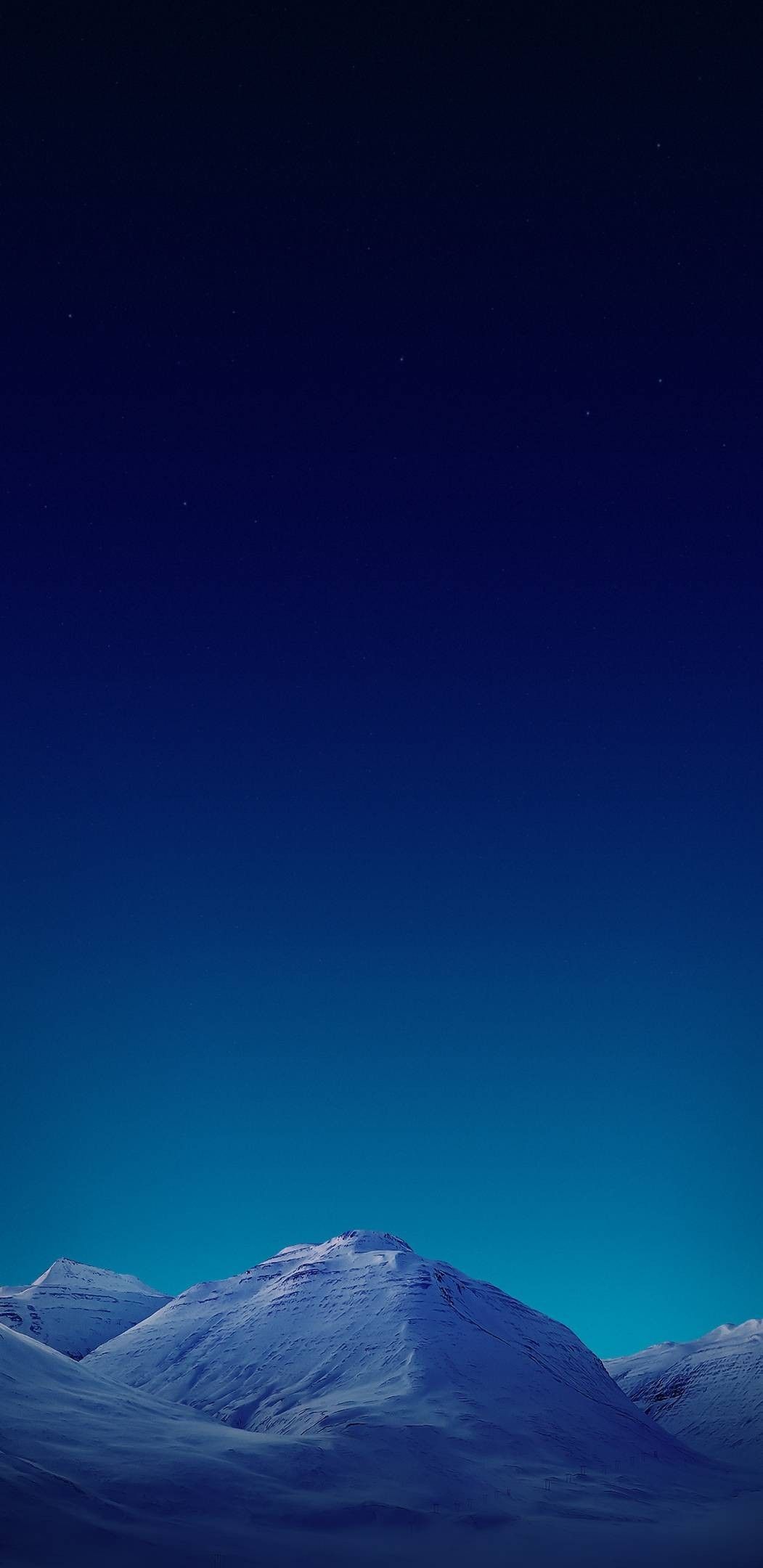 Montagne blu notturne, 1051x2160 Full HD Verticale, Smartphone
