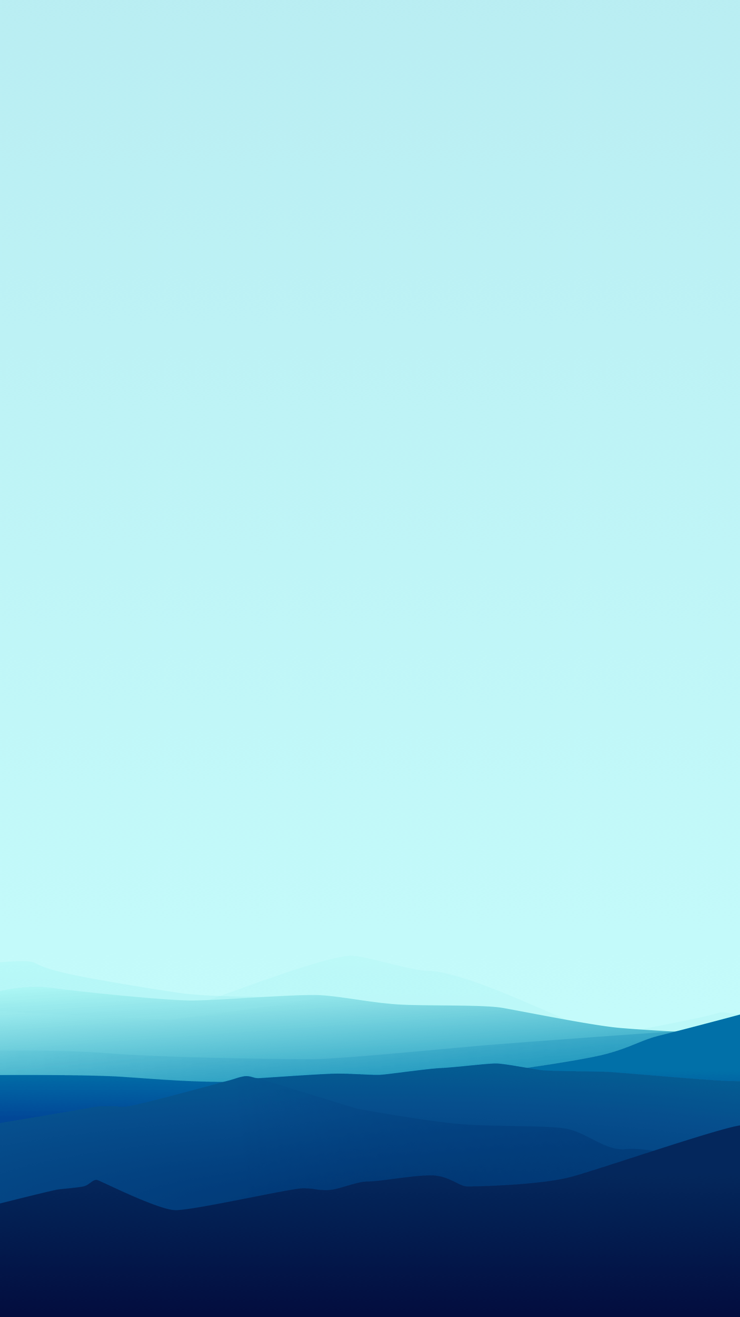 Montagne blu minimaliste, 1500x2668 Full HD Verticale, iPhone