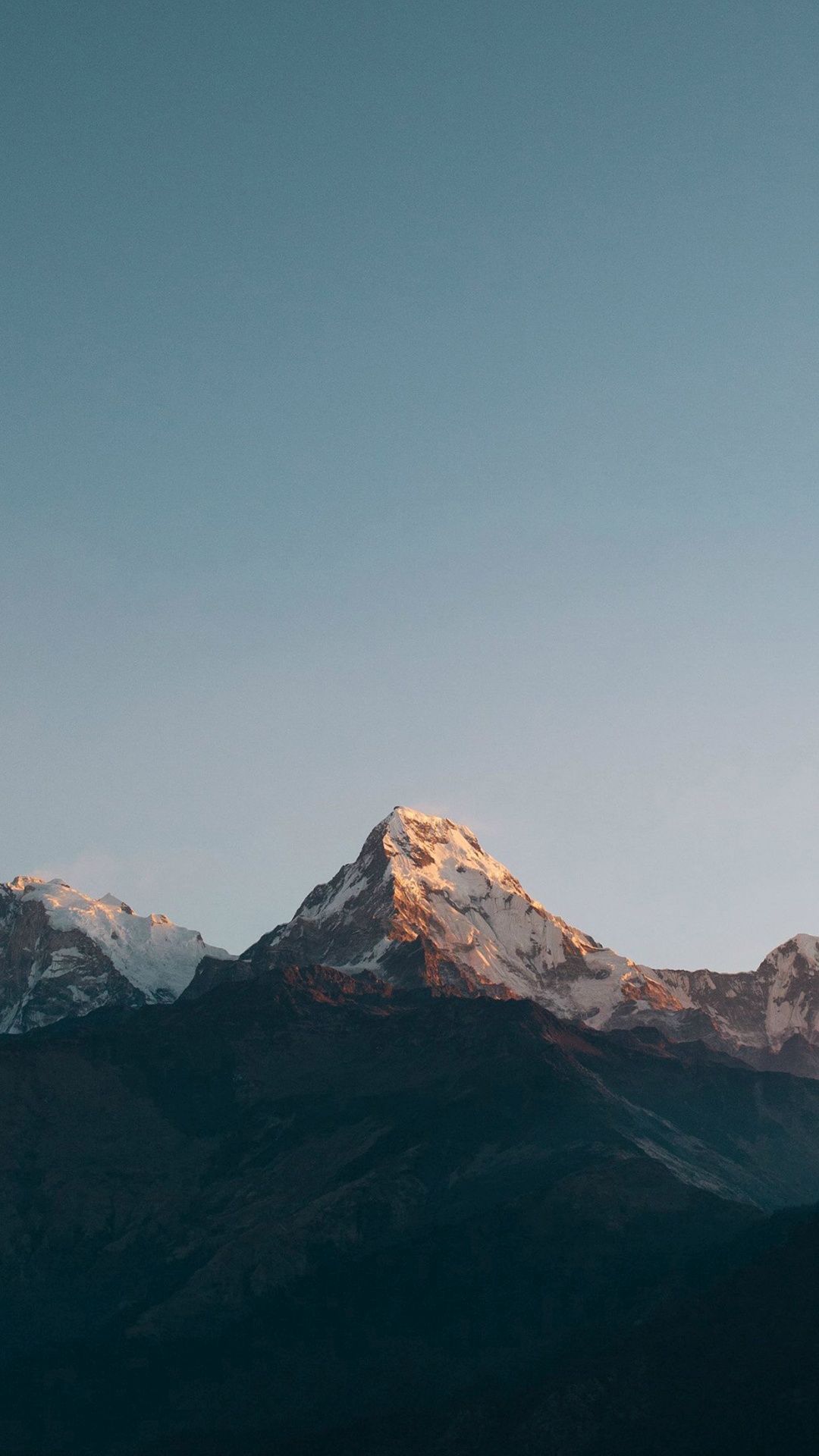 Vetta montana al tramonto, 1080x1920 Full HD Verticale, iPhone Pro Max