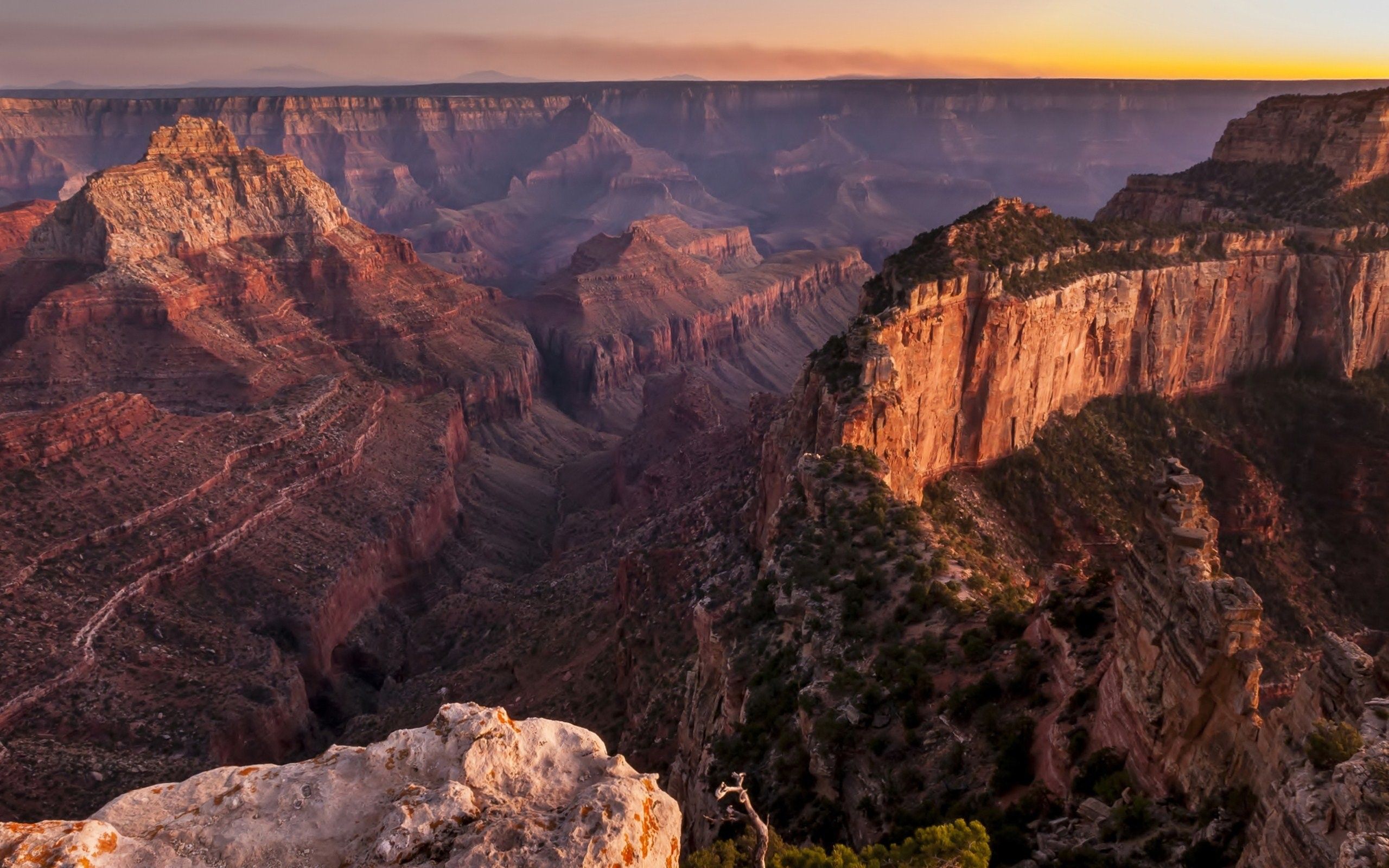 Grand Canyon al tramonto, 2560x1600 WQXGA, Desktop
