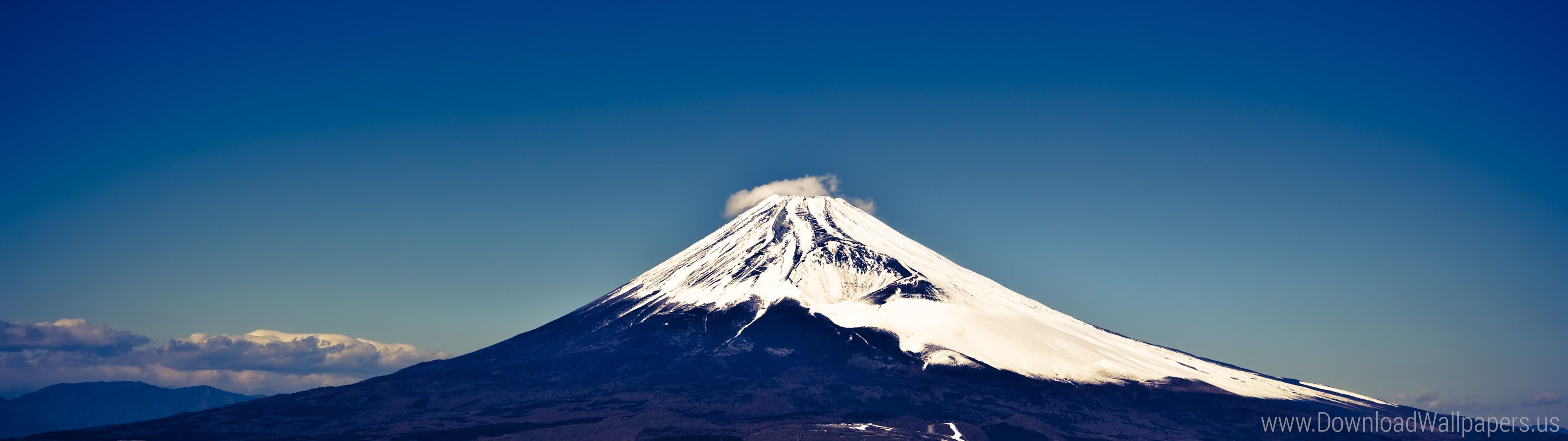 Monte Fuji innevato, Giappone, 3840x1080 Ultrawide, Dual Monitor