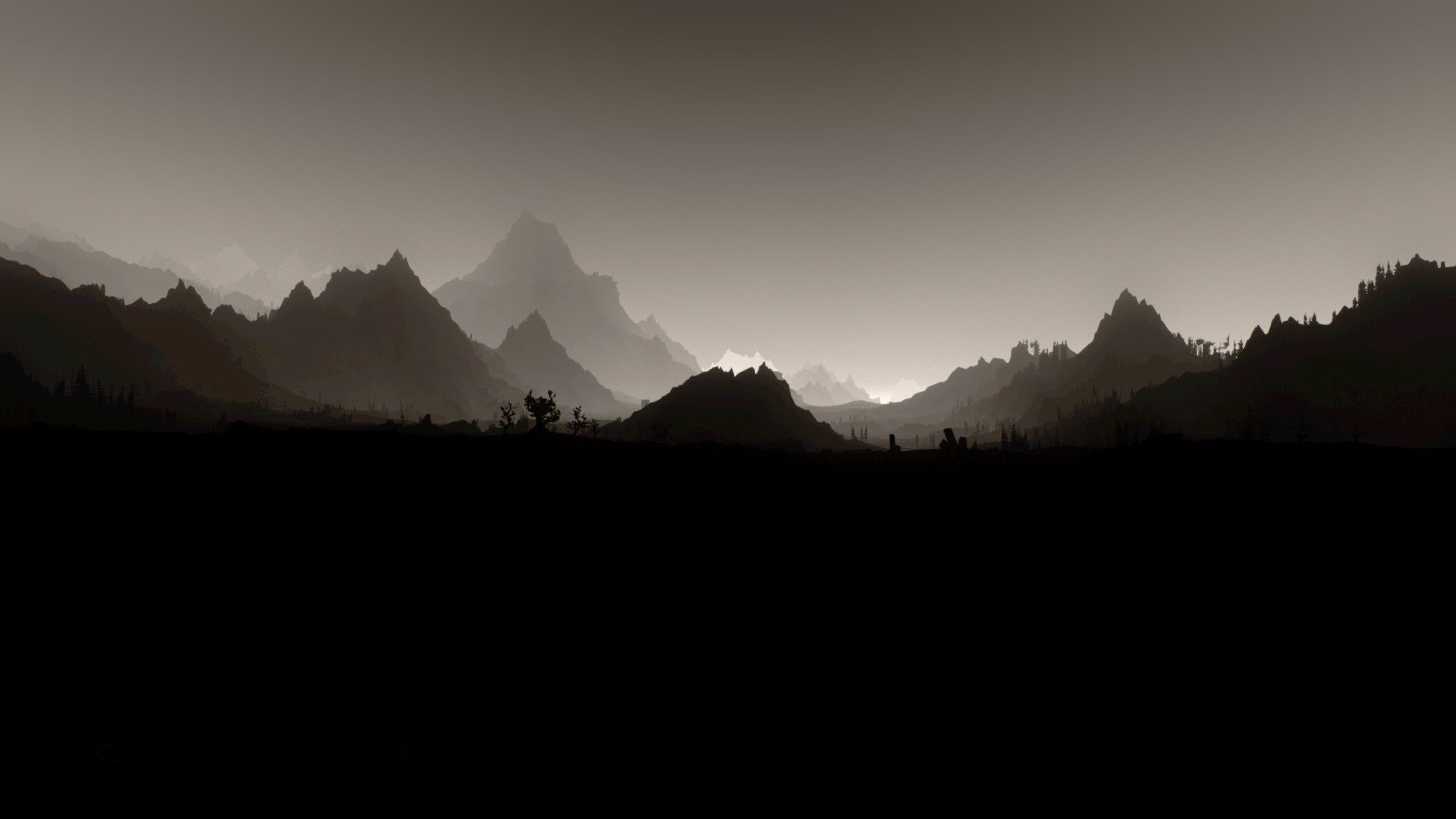 Montagne innevate cielo nuvoloso, 1920x1080 Full HD, Desktop