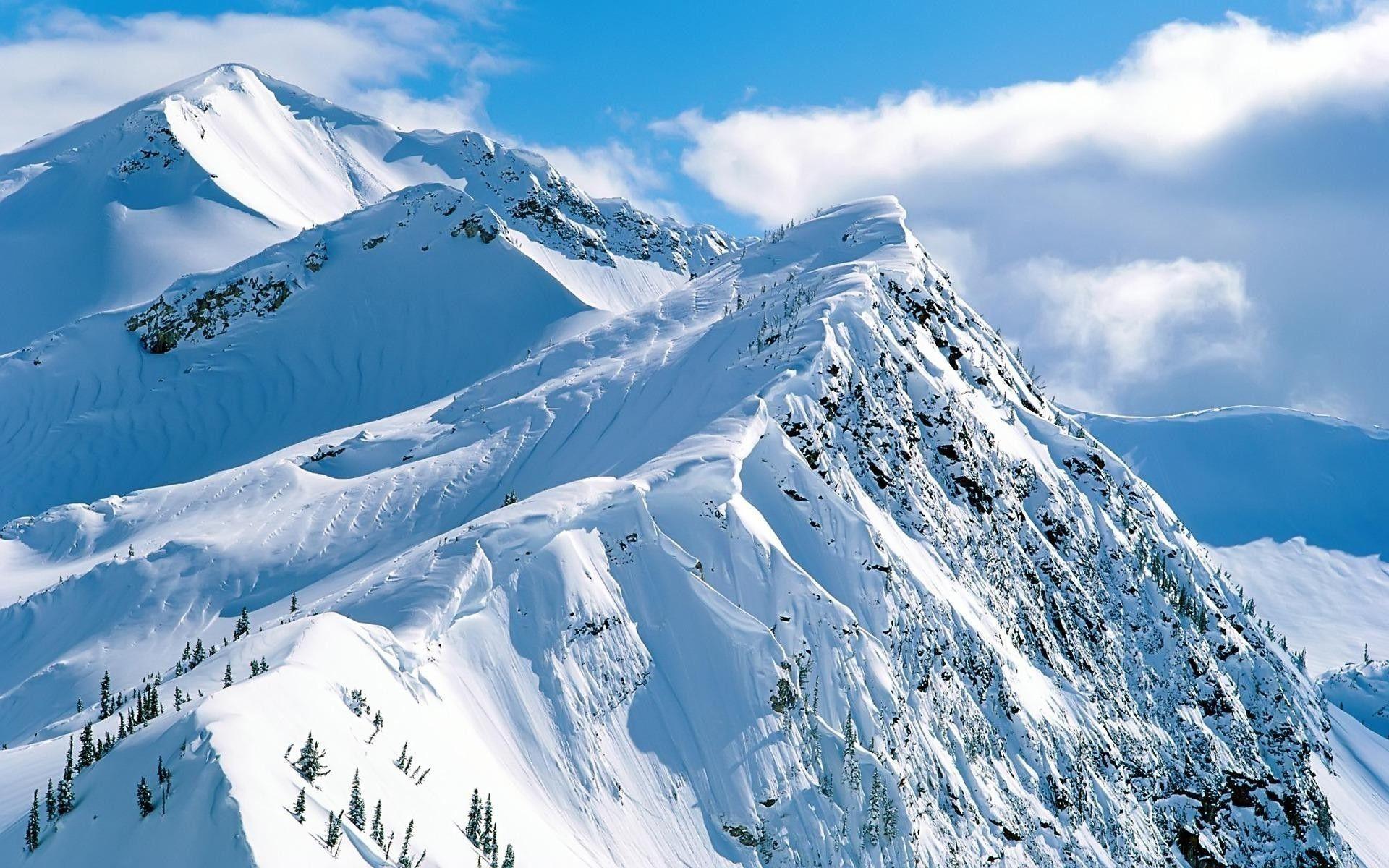 Montagna innevata con creste, 1920x1200 Full HD+ WUXGA, Laptop