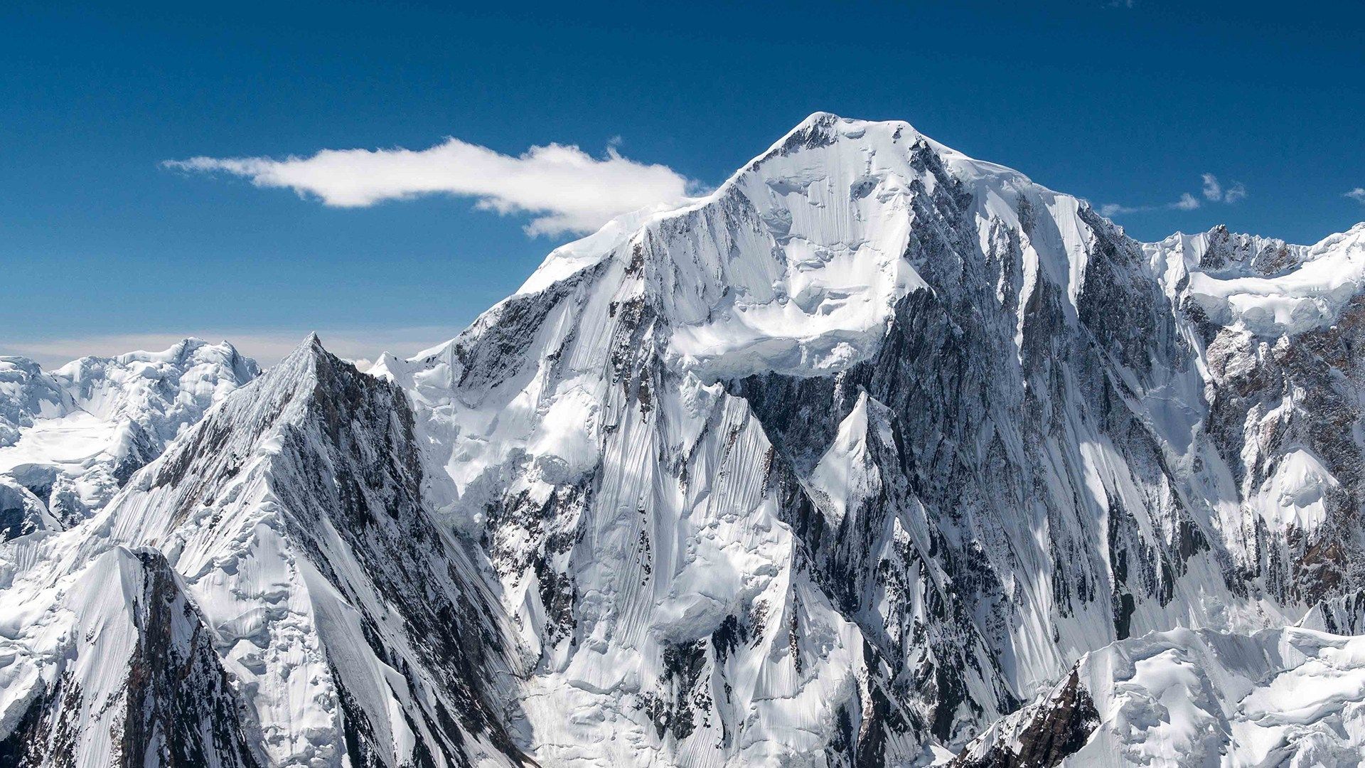 Montagne innevate cielo blu, 1920x1080 Full HD 1080p, Desktop