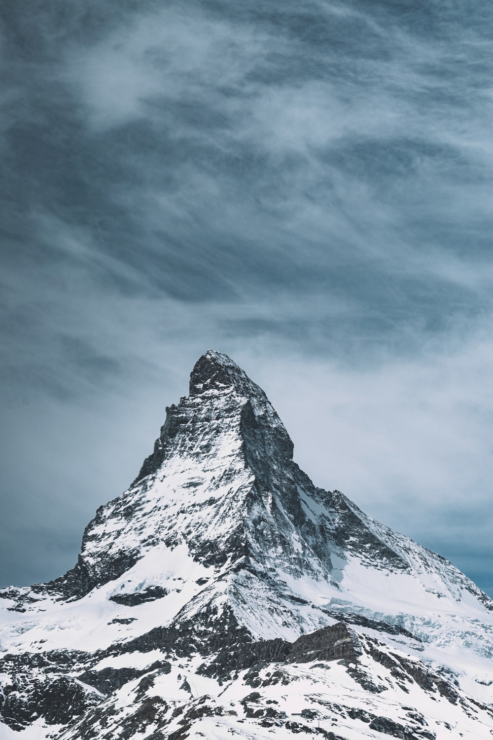 Cima innevata Matterhorn, 1000x1500 Verticale, Telefono