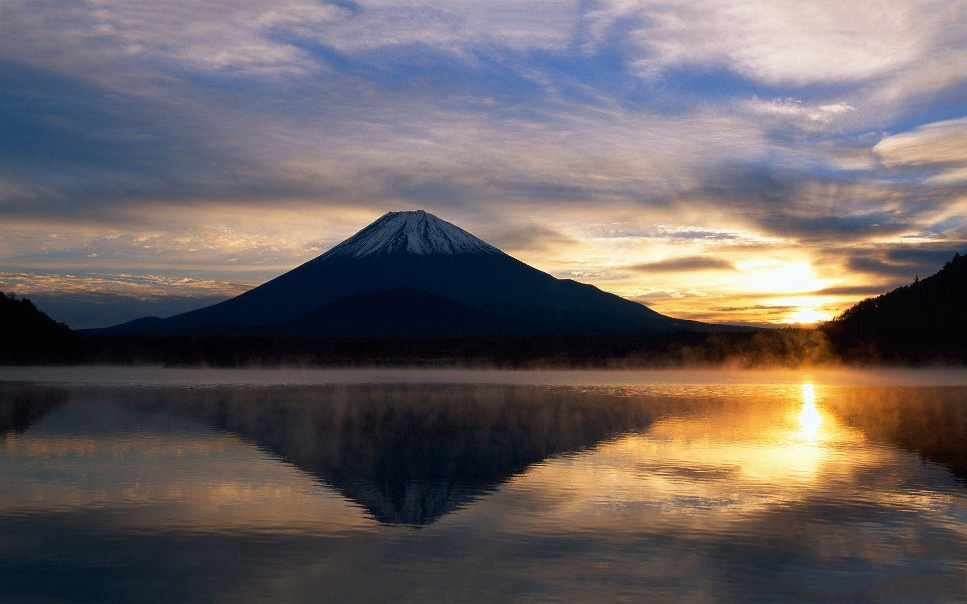 Monte Fuji riflesso nel lago, 1920x1080 1080p, PC