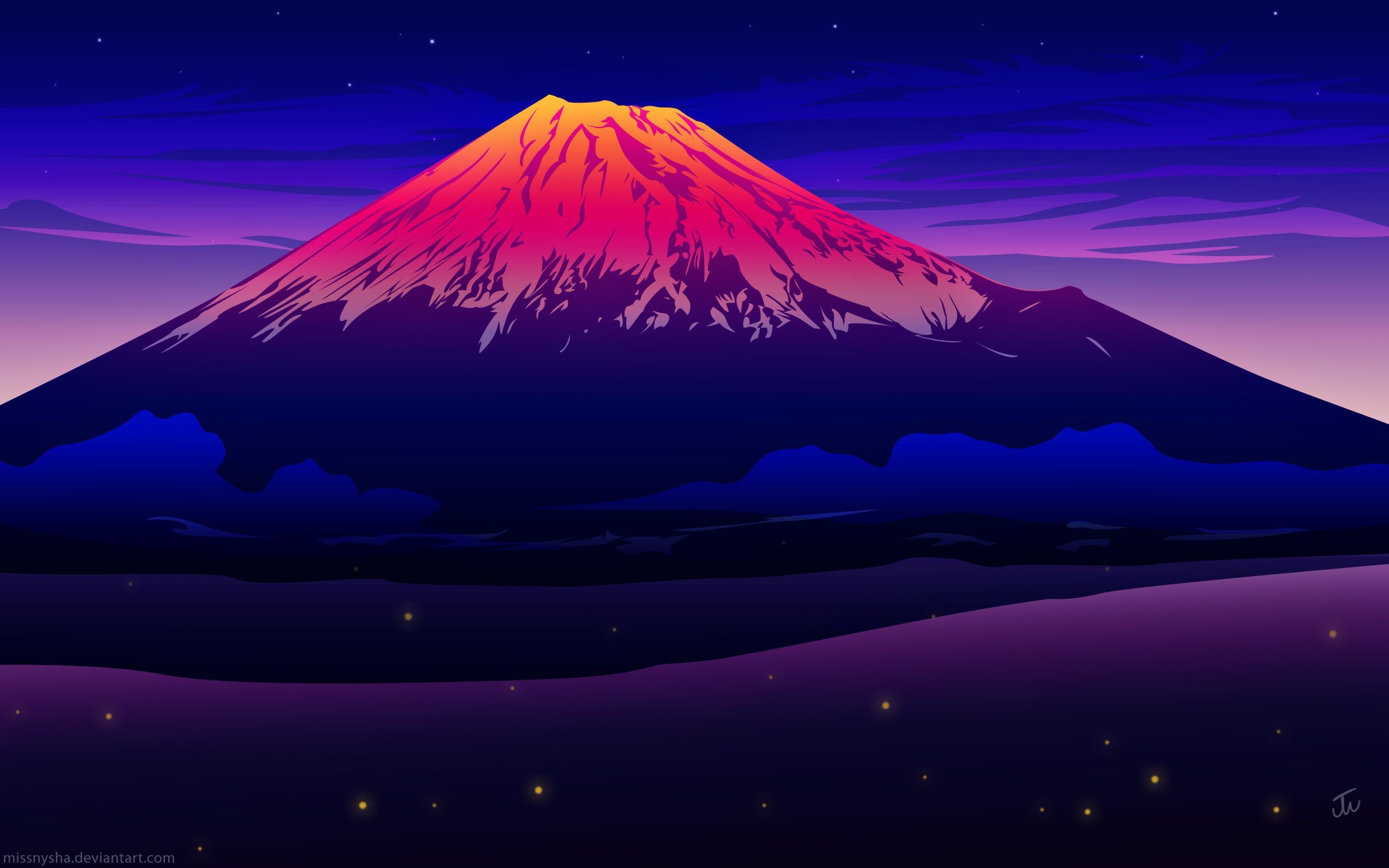 Monte Fuji con ciliegi in fiore, 1920x1200 WUXGA, Desktop