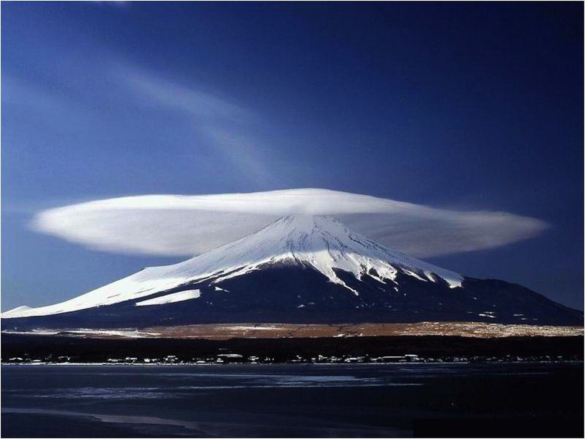 Monte Fuji innevato, Giappone, 1920x1080 1080p, Laptop