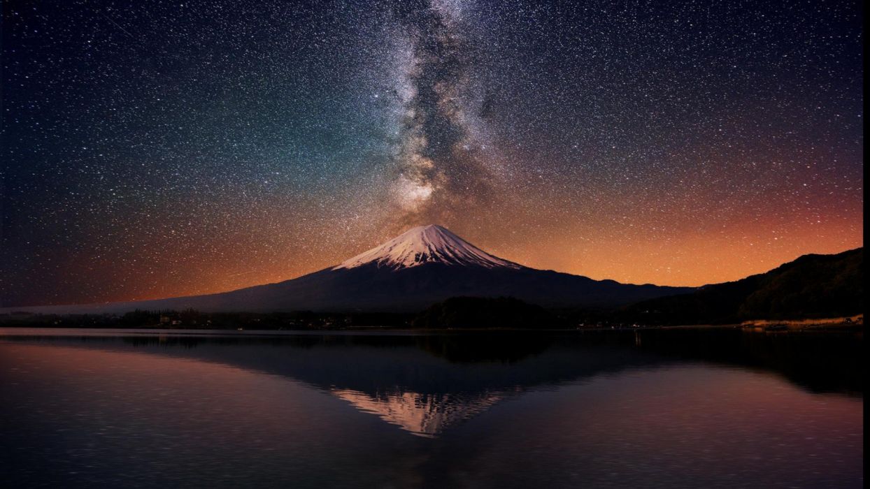 Monte Fuji al crepuscolo blu, 2880x1800 WQXGA, Desktop