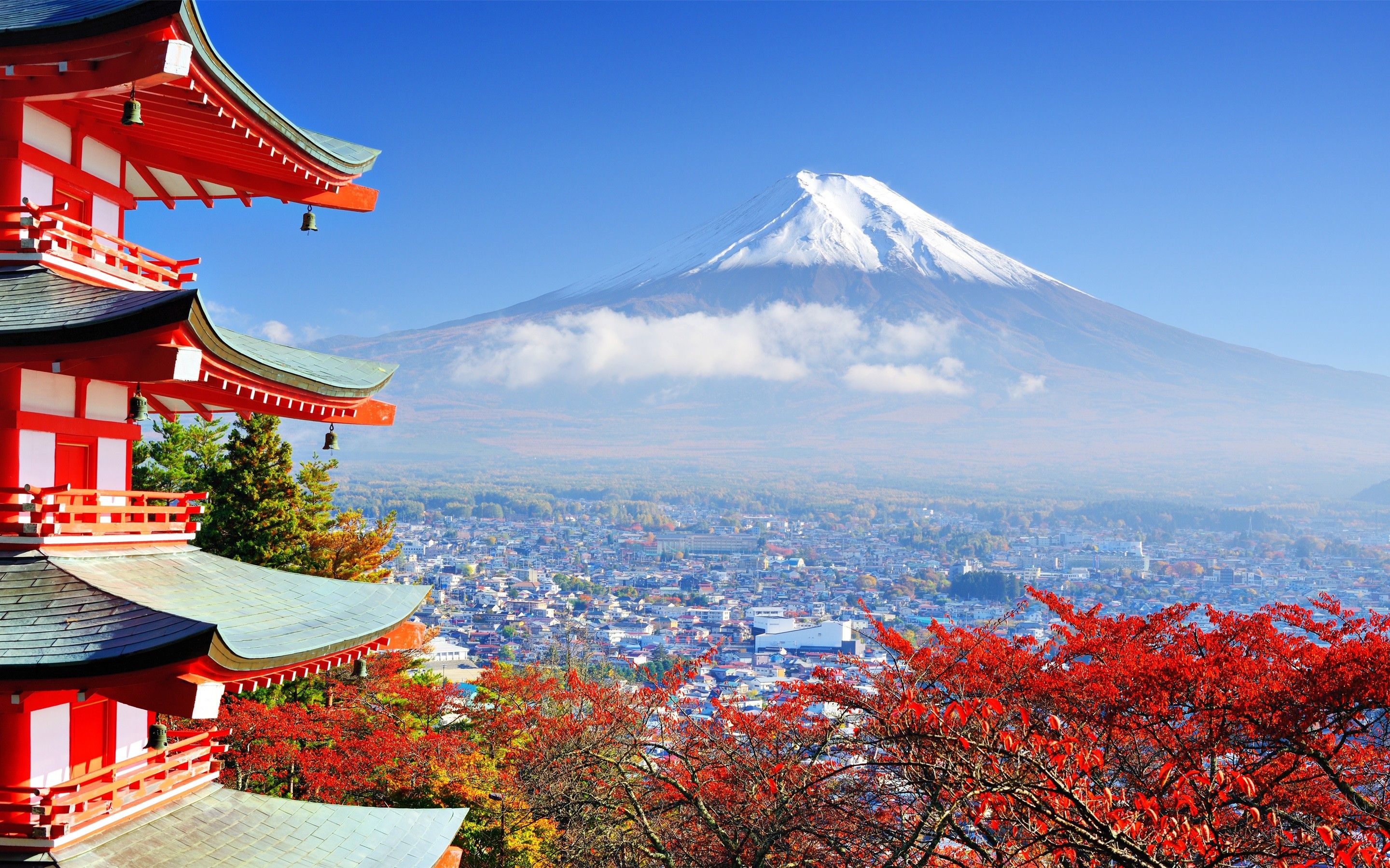 Monte Fuji con nebbia, 3840x2160 Ultra HD, 4K TV