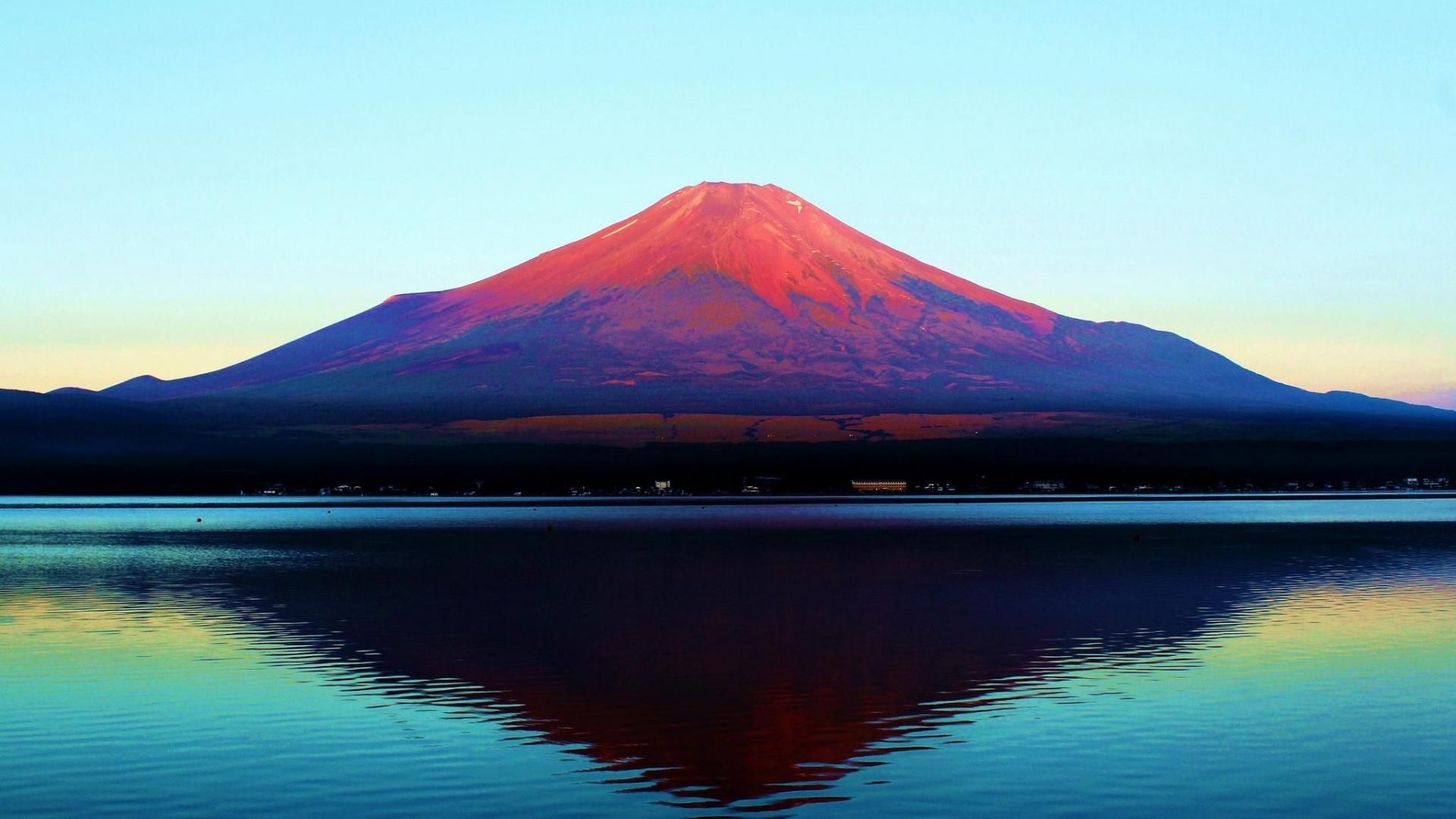 Monte Fuji lago barca, 3840x2160 UHD, PC 4K