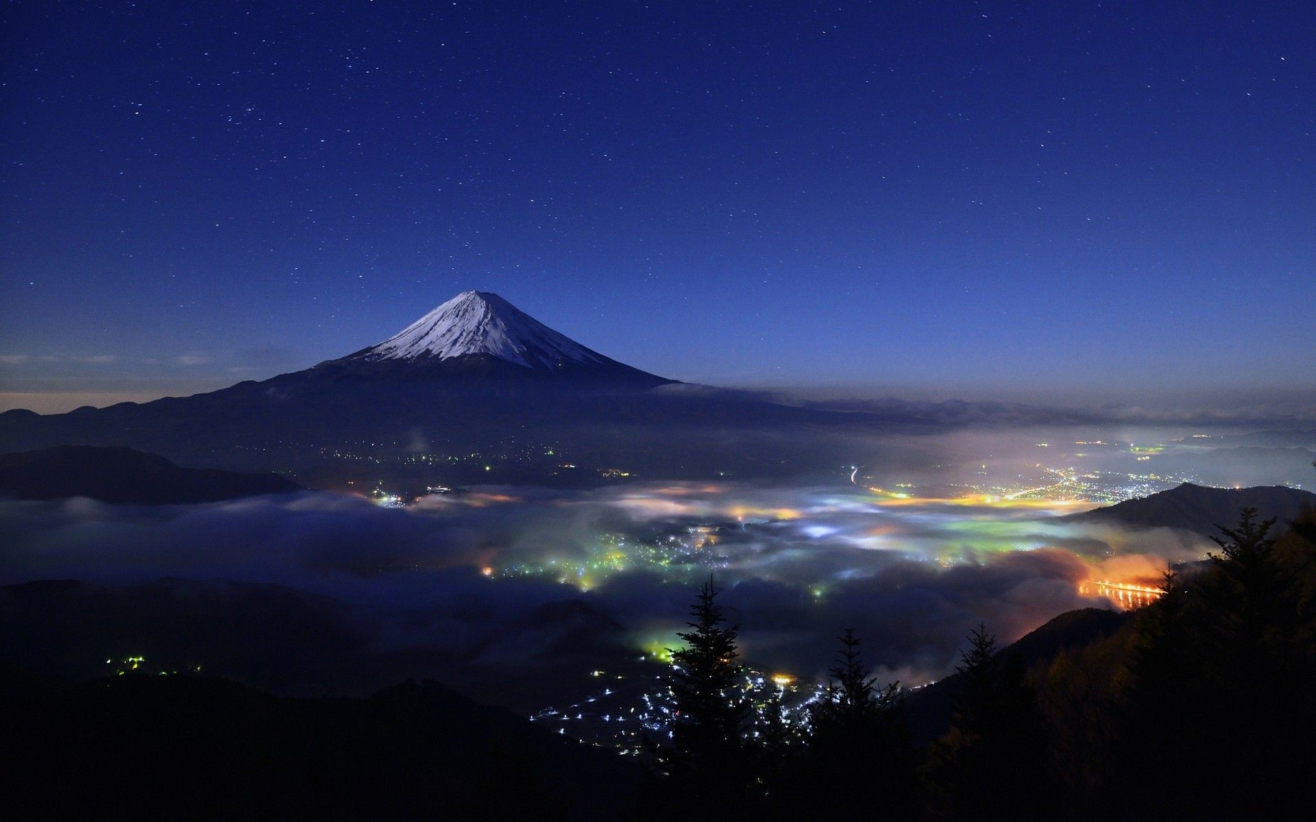 Monte Fuji con foglie autunnali rosse, 2880x1892 2K+, Laptop