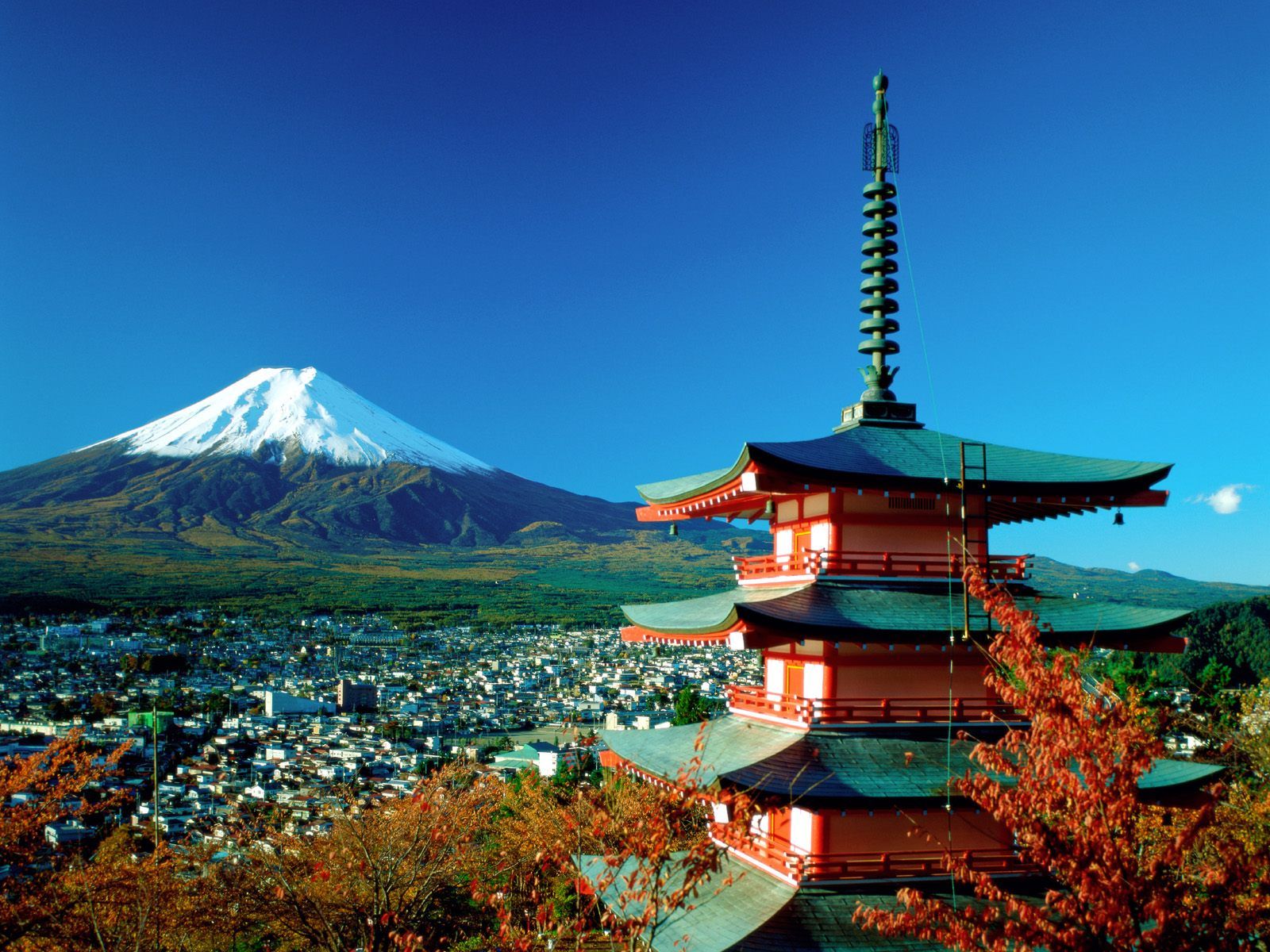 Monte Fuji innevato al tramonto, 1920x1200 Full HD+ WUXGA, iMac