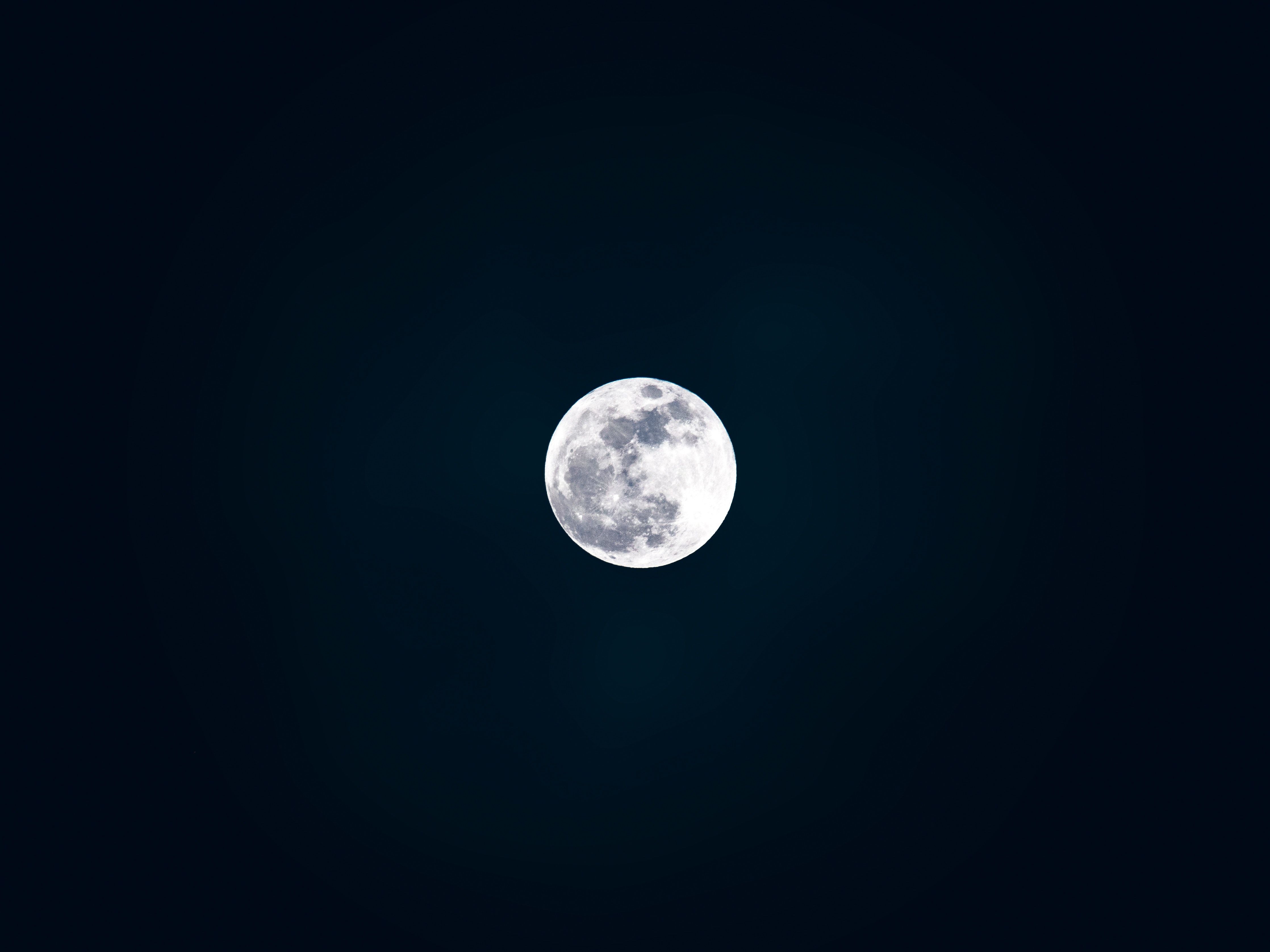 Luna piena cielo notturno, 4472x3354 4K Ultra HD, Monitor 4K