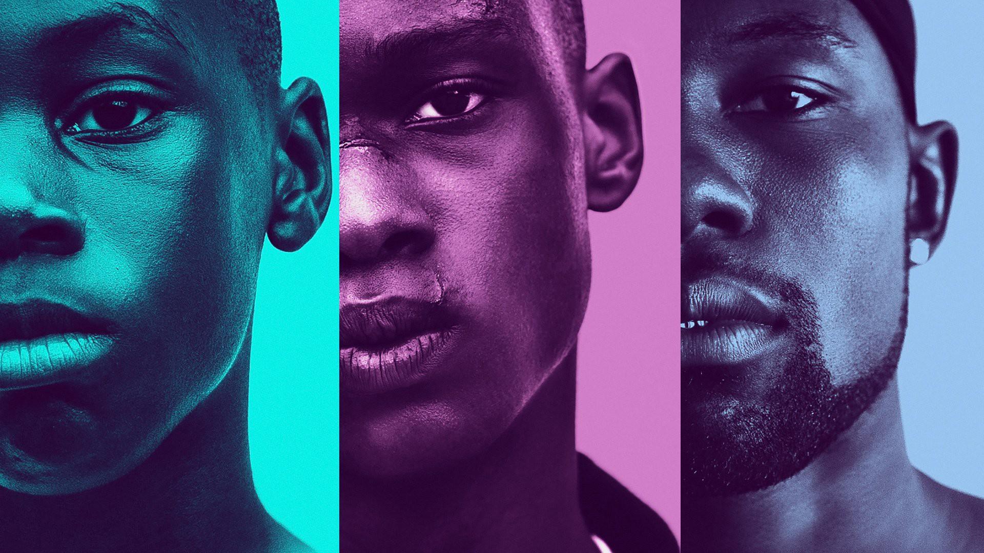 Poster film Moonlight, tre volti, 1920x1080 1080p, Desktop