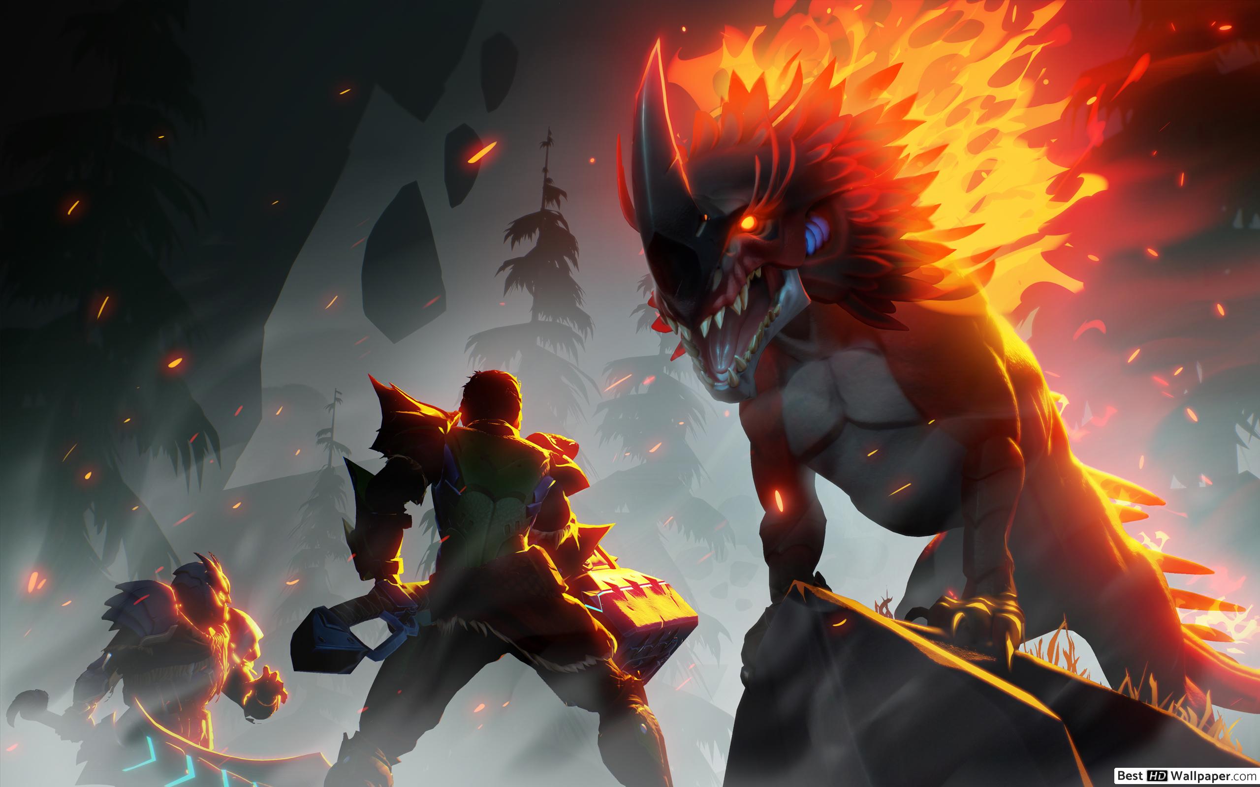 Dauntless mostro di fuoco, 2560x1600 2K+, Desktop