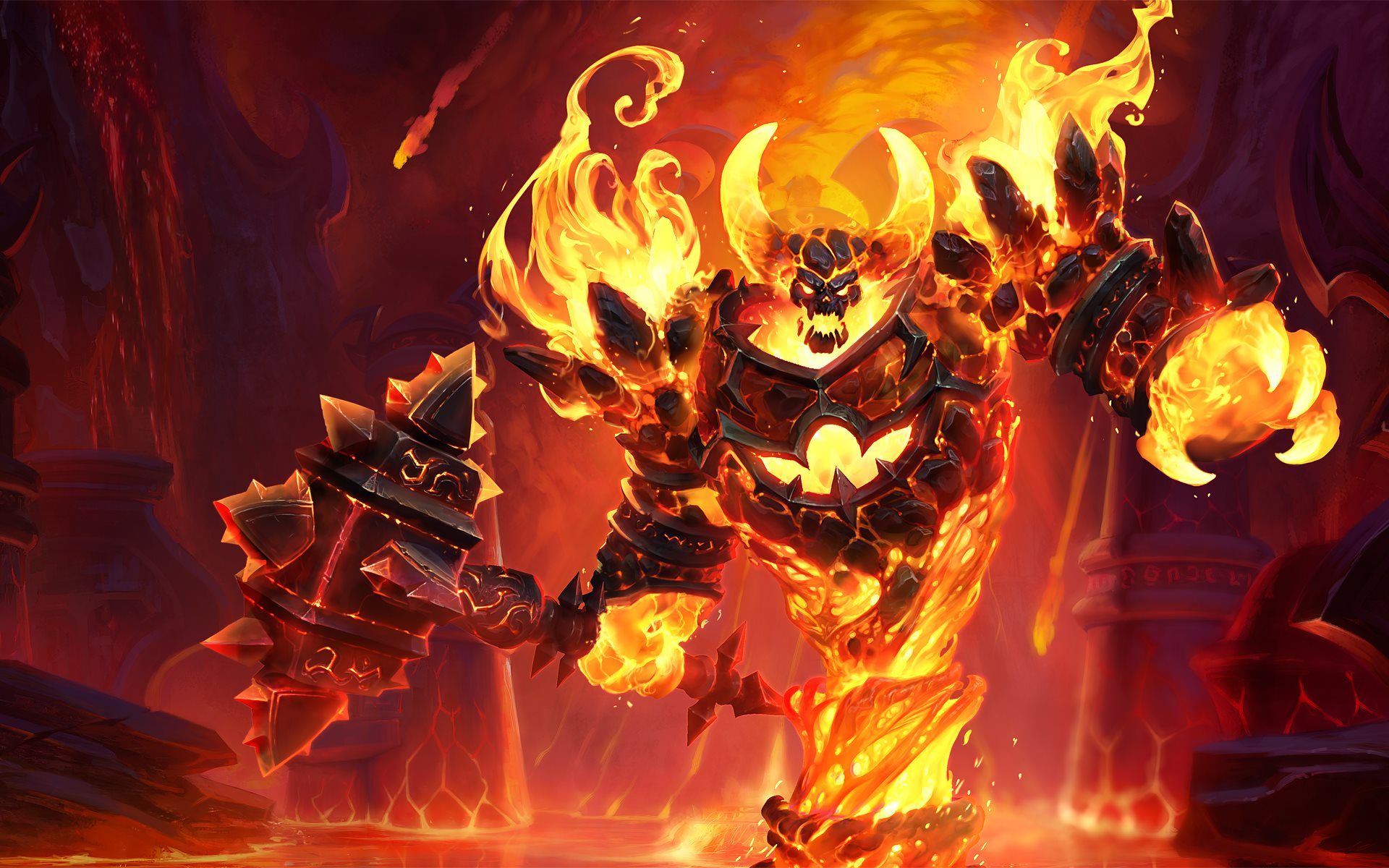 Ragnaros mostro di fuoco, 1920x1200 Full HD+ WUXGA, Desktop